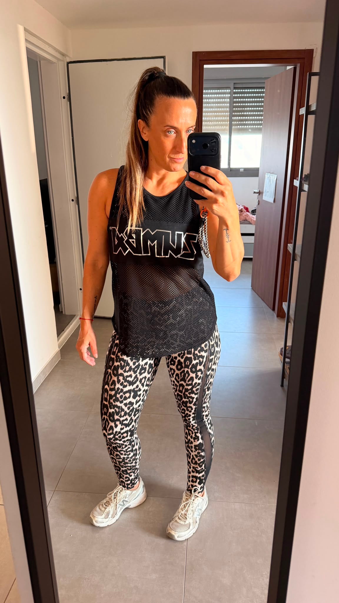 Rock ‘n’ Roll Z-Lift High Waisted Ankle Leggings With Mesh