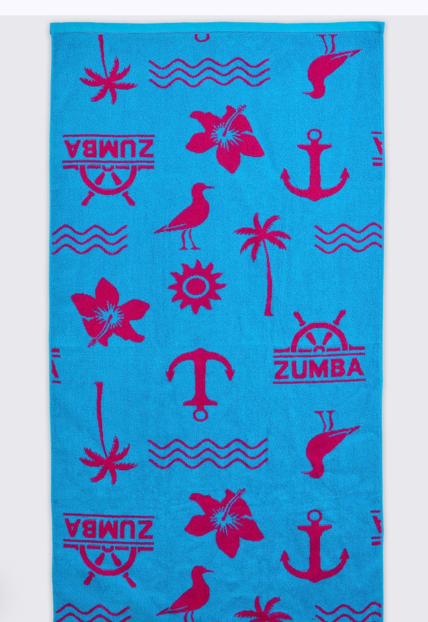 Zumba Cruise Beach Towel - Aqua זומבה