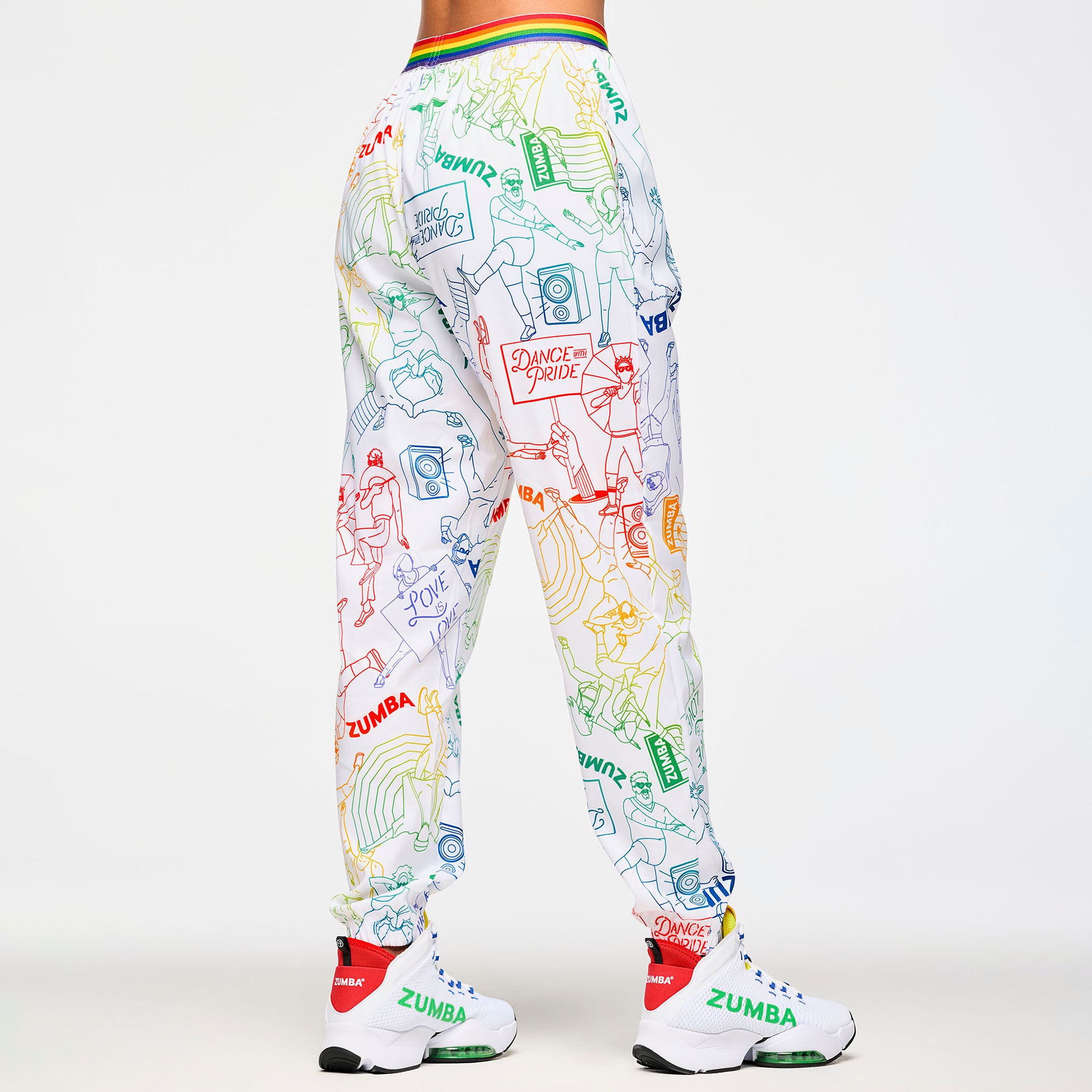 Zumba Elastic Waistband Slouch Woven Pants מכנס יוניסקס מקושקש זומבה -