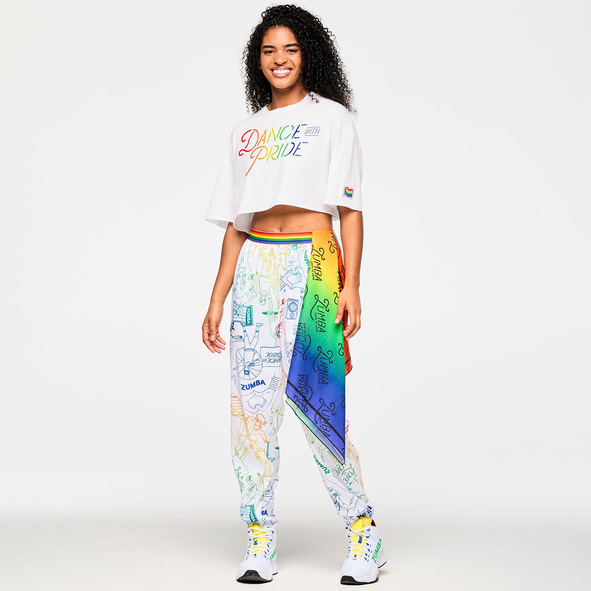 Zumba Elastic Waistband Slouch Woven Pants מכנס יוניסקס מקושקש זומבה -