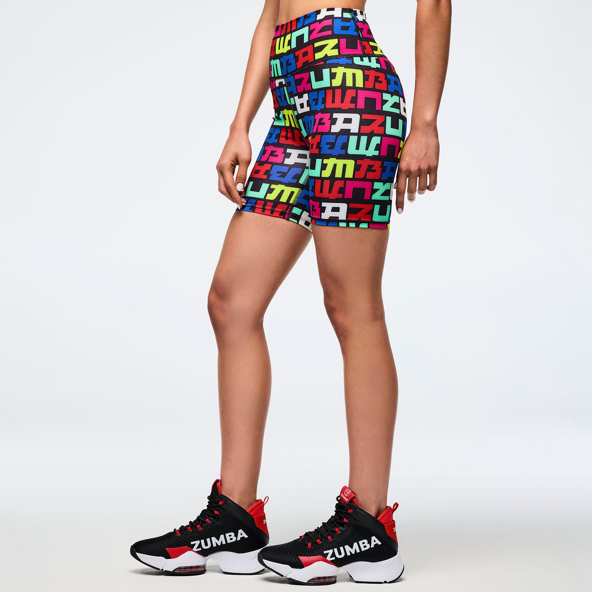 Eastern Flavor High Waisted Biker Shorts -טייץ בייקר זומבה
