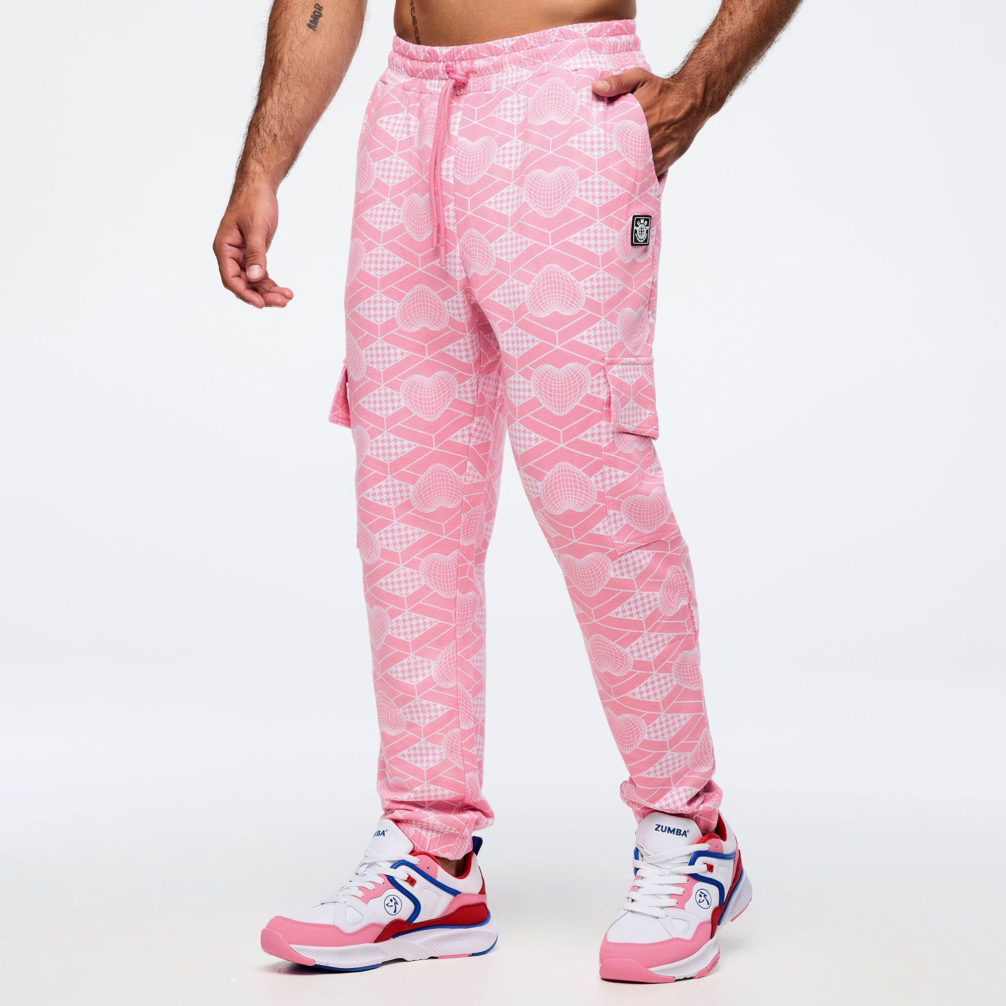 מכנס זומבה Zumba Amour High Waisted Knit Cargo Pants