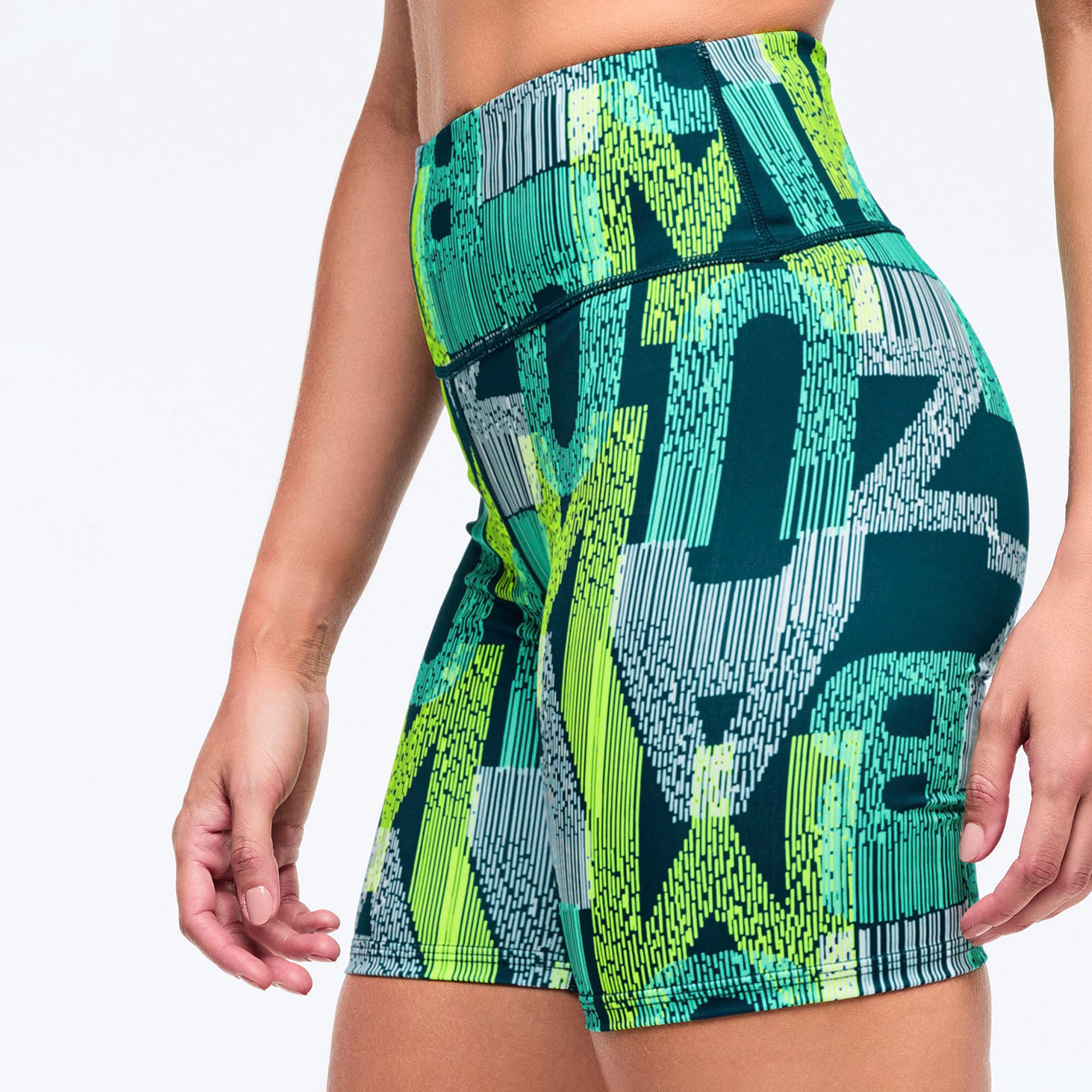 Latin Movement High Waisted Biker Shorts בייקר זומבה