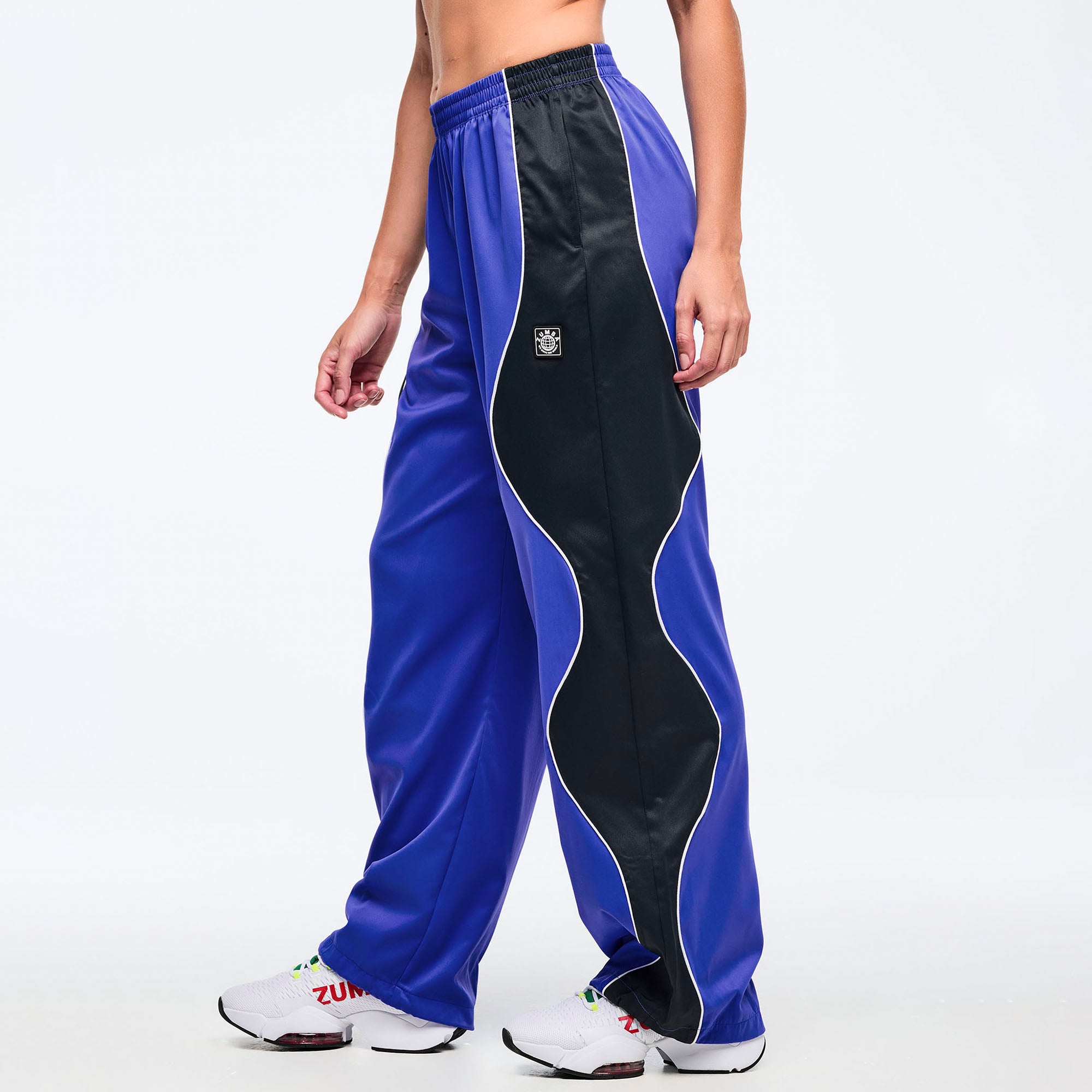 Latin Movement Wavy Track Pants - So Into Blue מכנס זומבה
