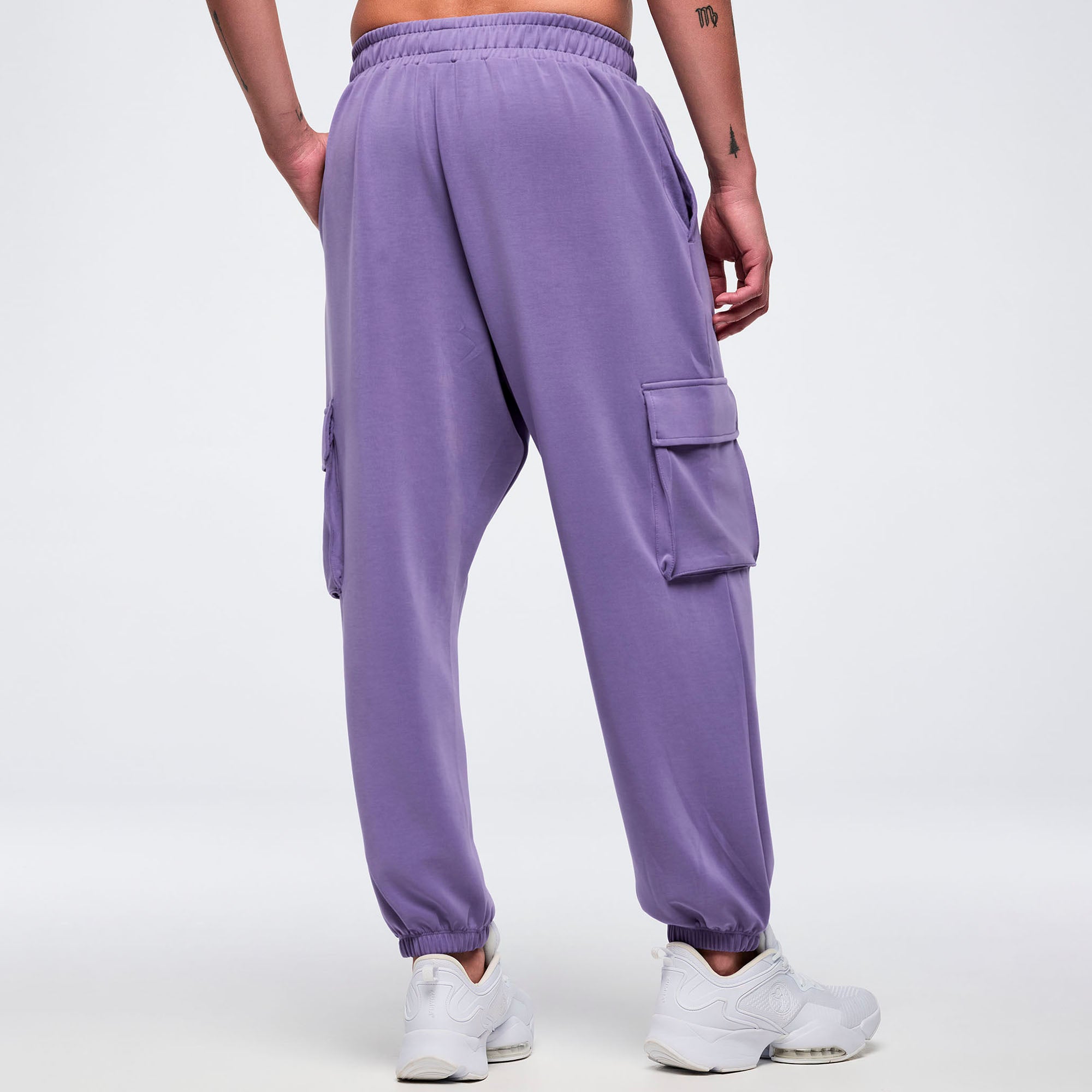 Pastel Modal Slouch Cargo Pants With Belt מכנס קרגו עם חגורה זומבה