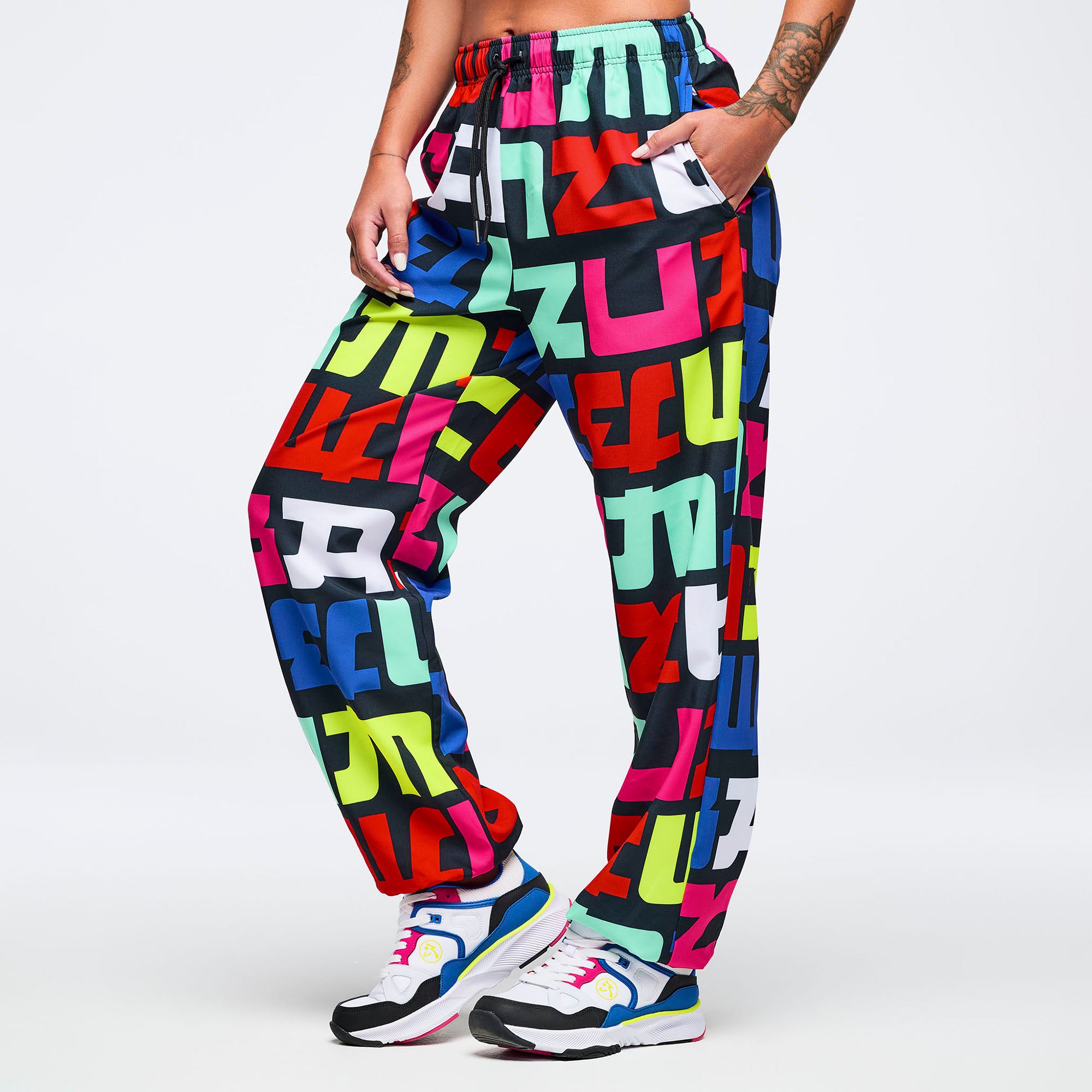 Eastern Flavor Baggy Woven Pants - מכנס זומבה