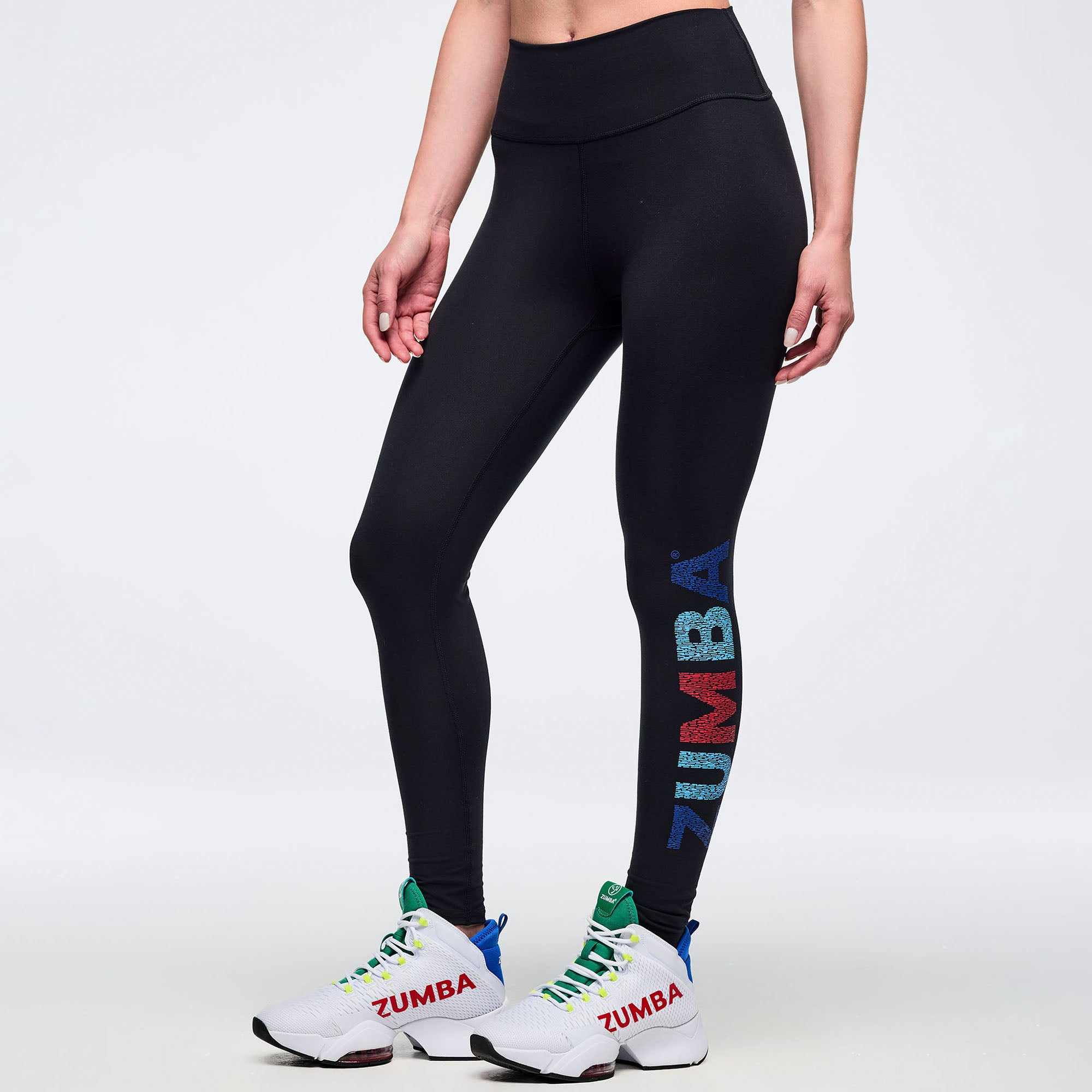 Latin Movement High Waisted Ankle Leggings טייץ זומבה