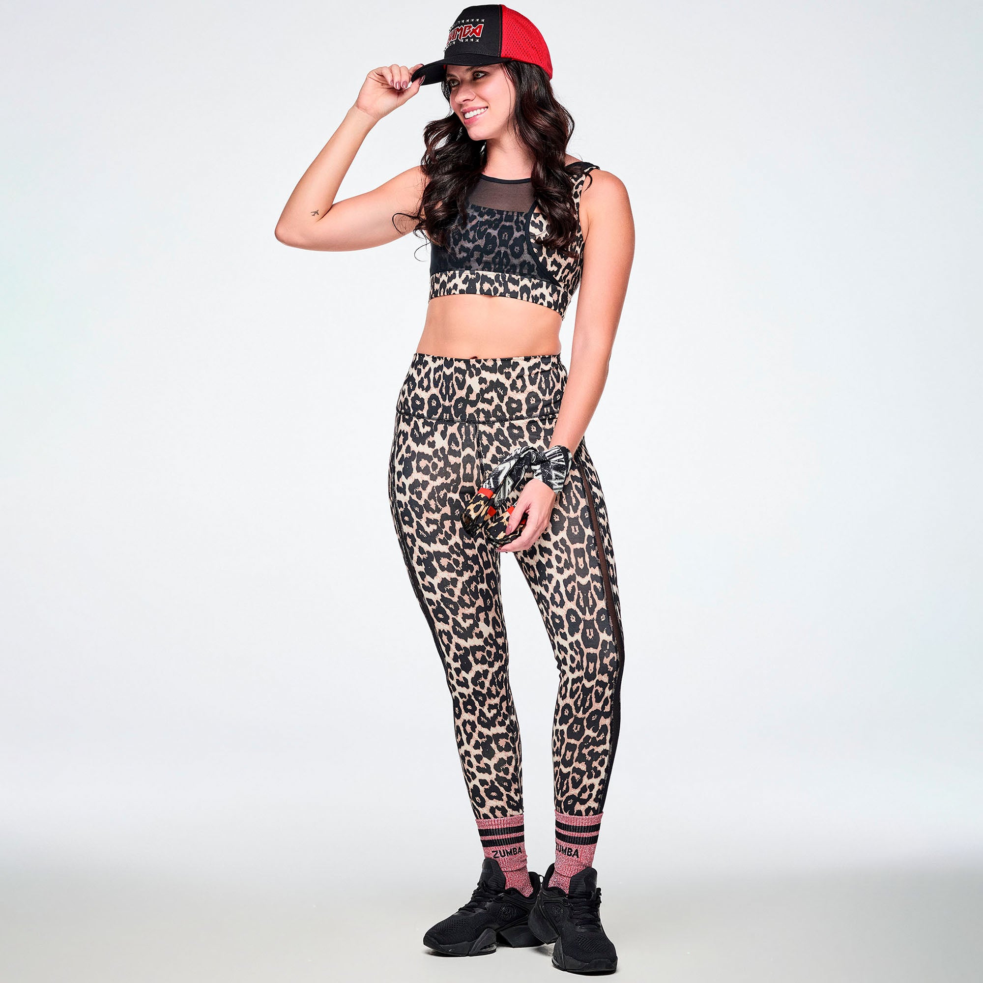 Rock ‘n’ Roll Z-Lift High Waisted Ankle Leggings With Mesh