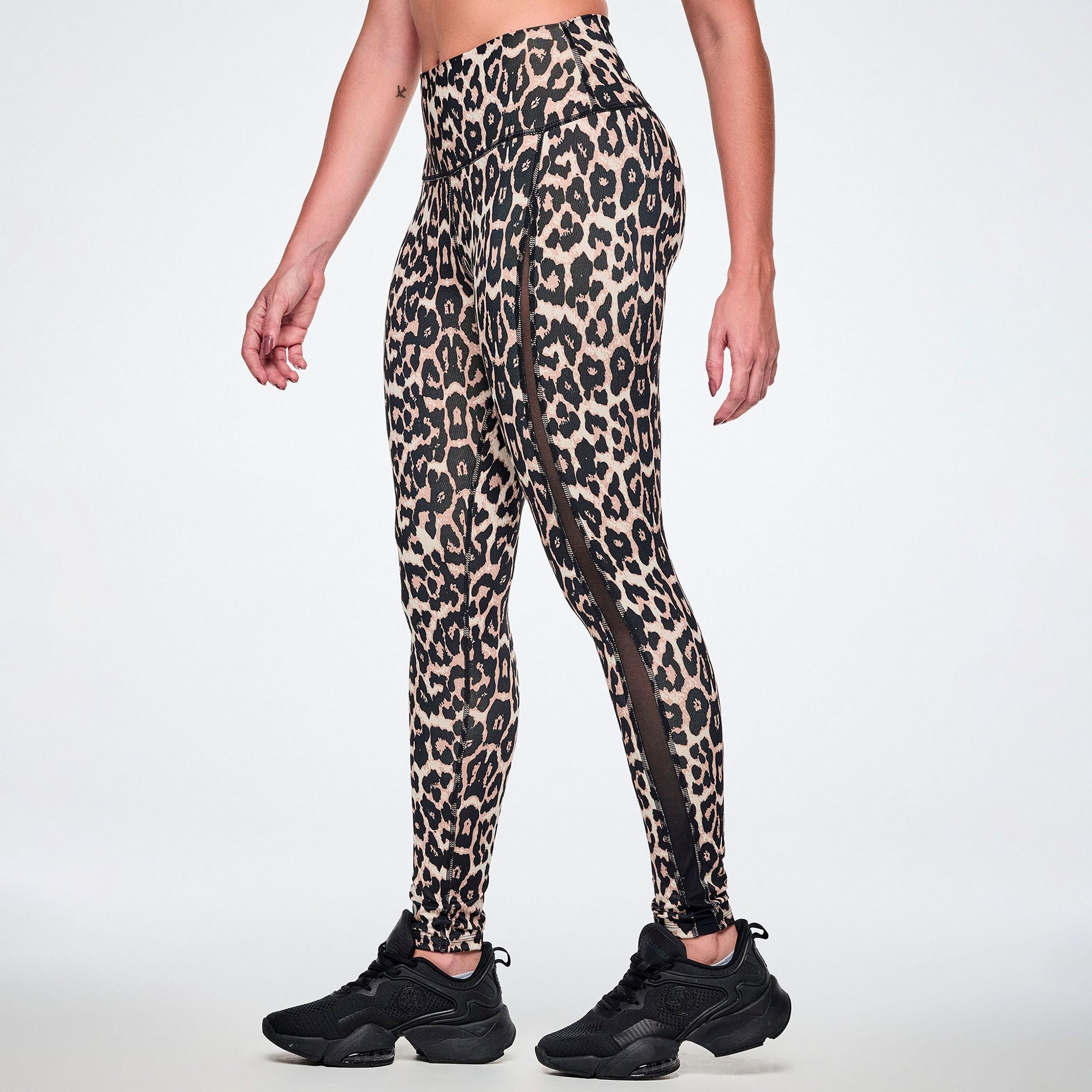 Rock ‘n’ Roll Z-Lift High Waisted Ankle Leggings With Mesh