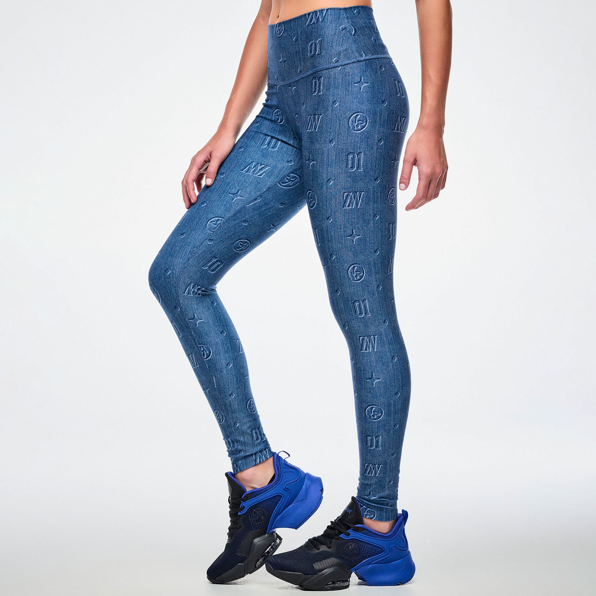 Dale-Z High Waisted Ankle Legging - Denim