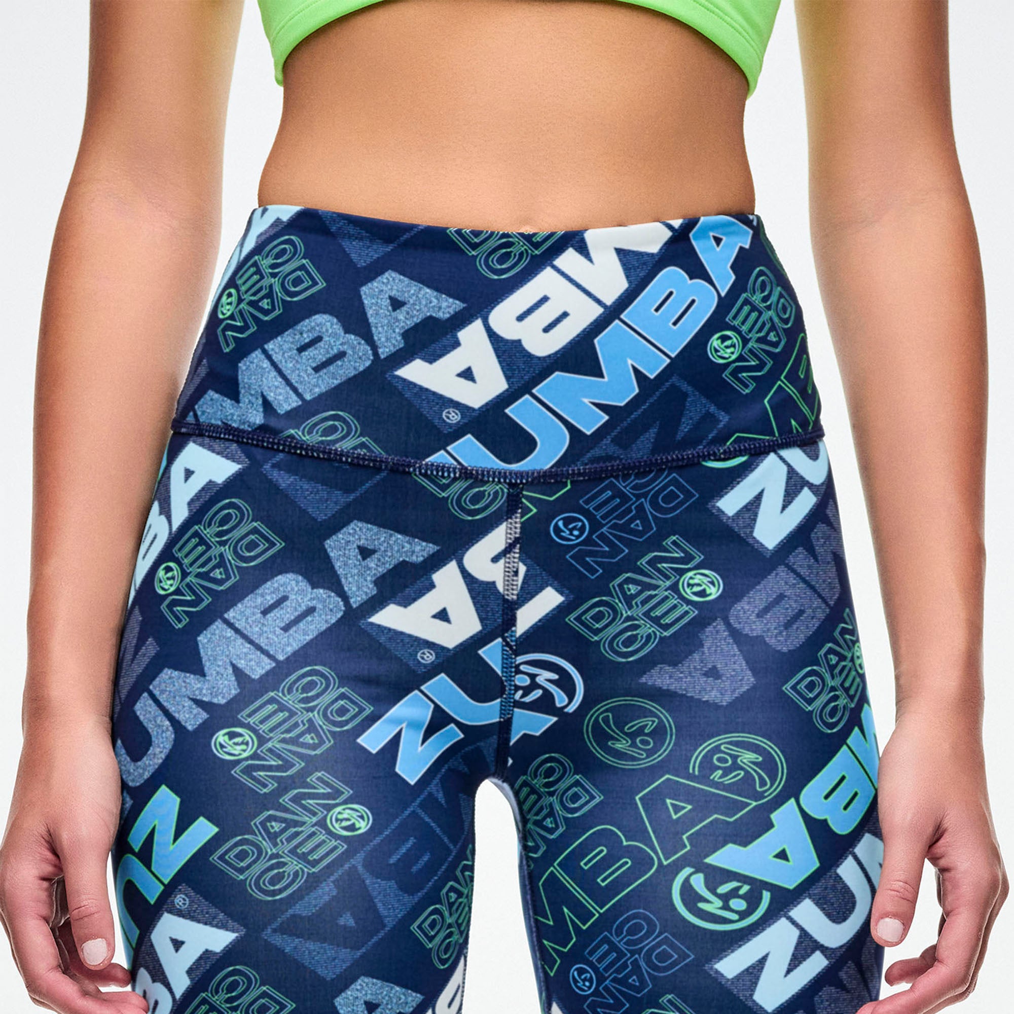 Jean Jamz High Waisted Biker Shorts