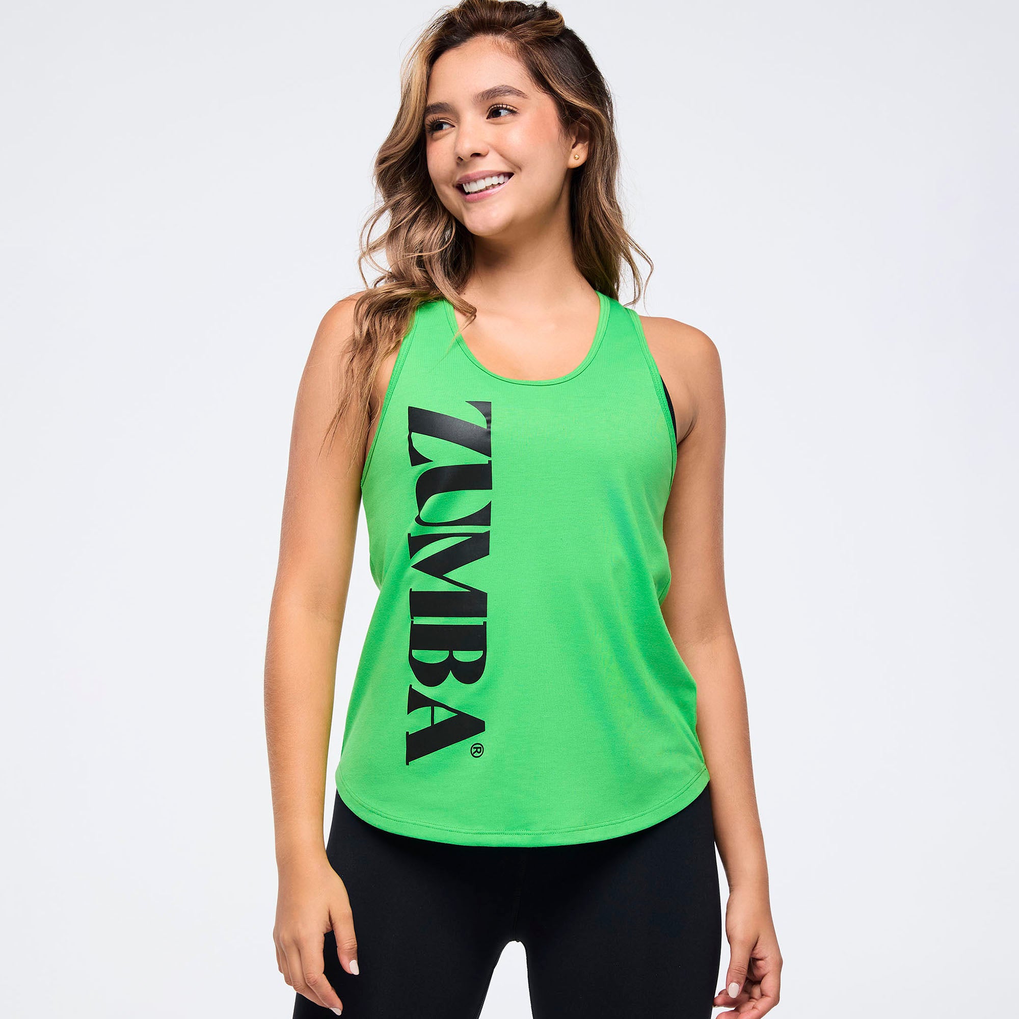 Zumba Haus Easy Racerback - Green גופיה זומבה