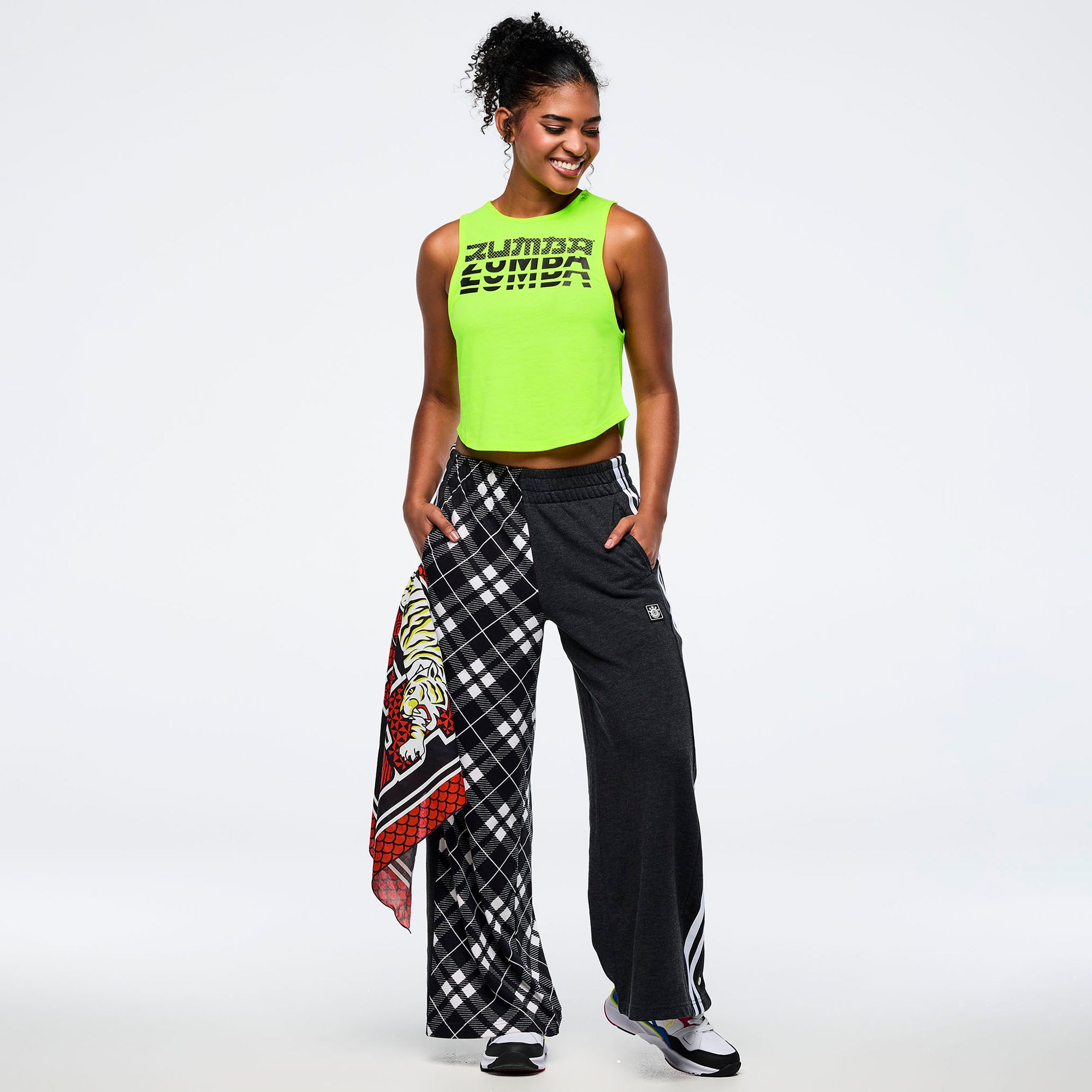 Eastern Flavor Round Hem Muscle Tank גופיה זומבה