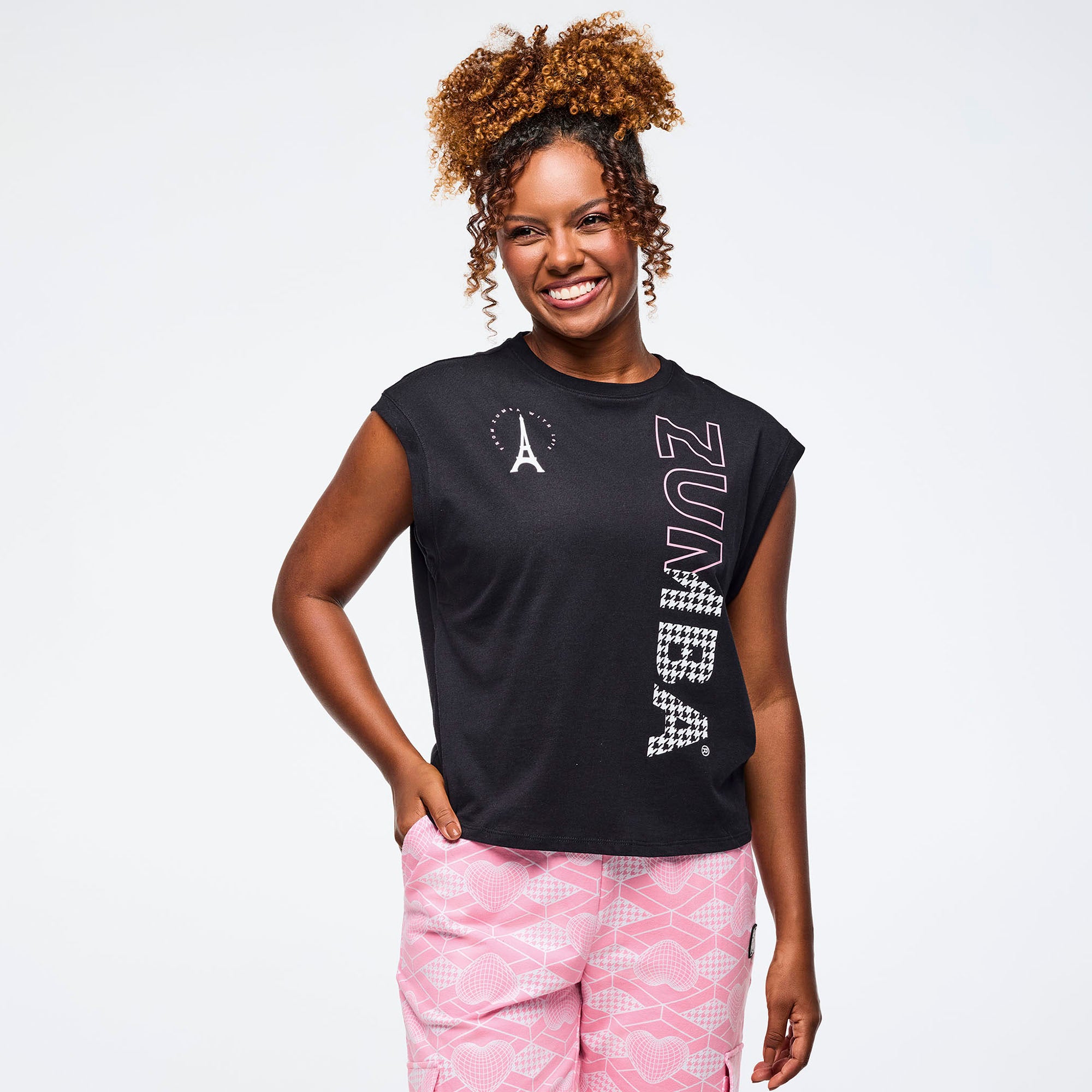 גופיית זומבה Zumba Amour Loose Tank