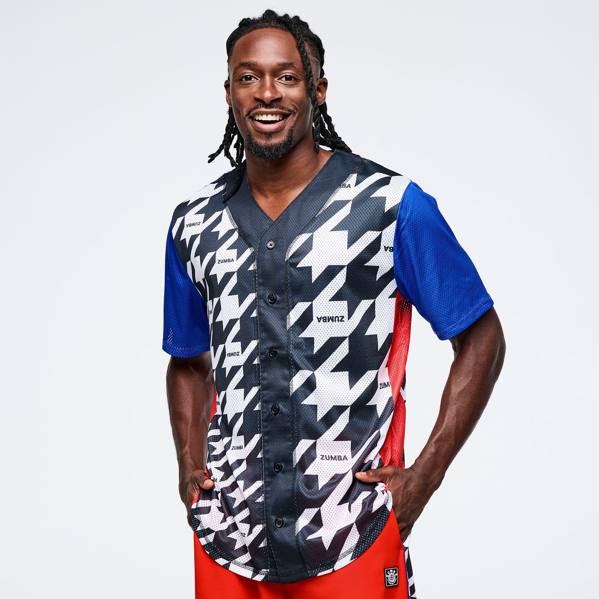 חולצת זומבה Zumba Amour Baseball Button-Up Jersey