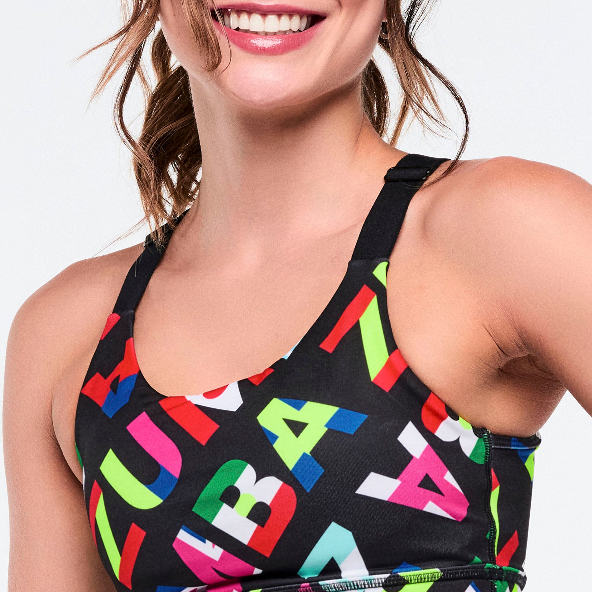 Worldwide Z-Lift Scoop Neck Adjustable Bra גוזיית זומבה