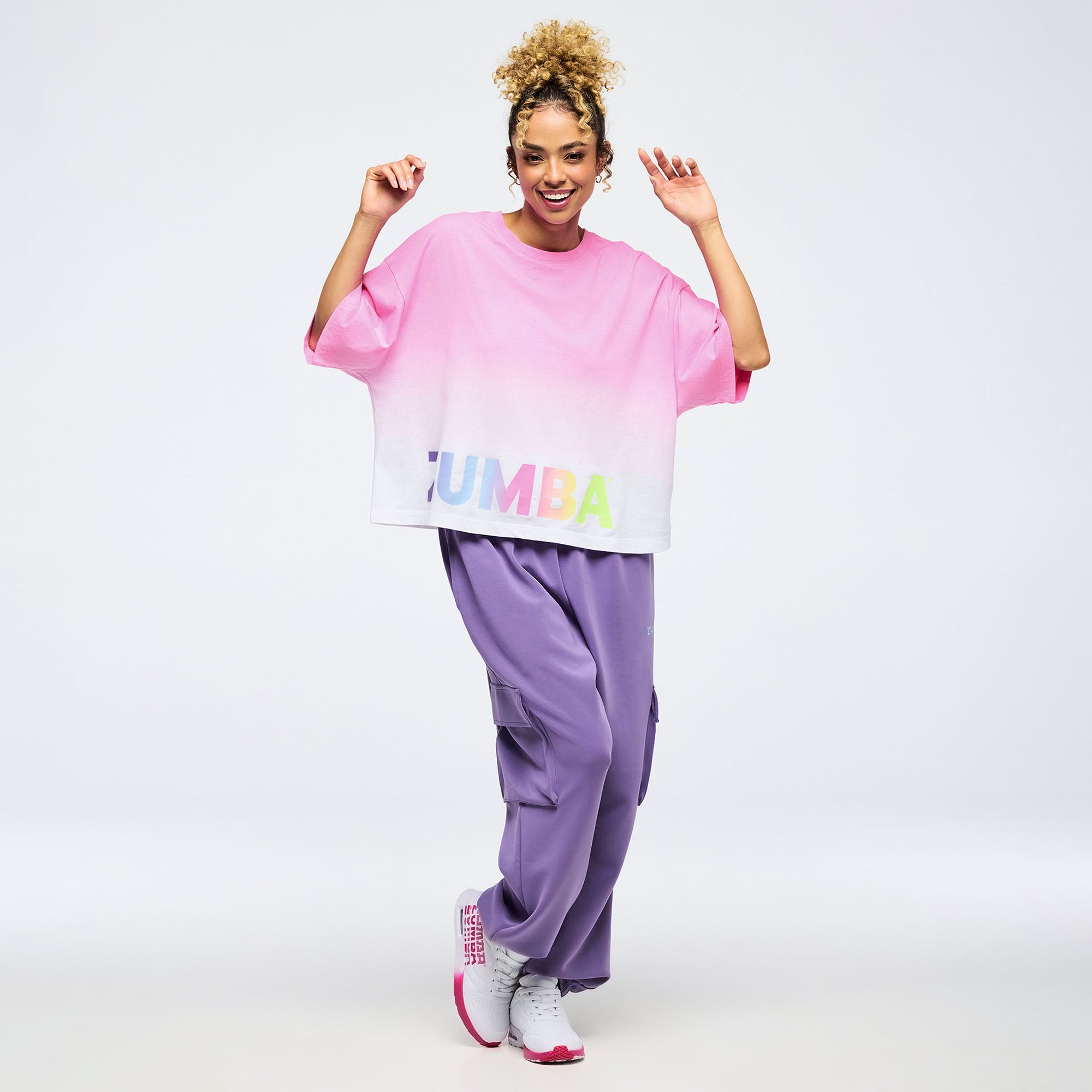 Pastel Oversized Boxy Crop Top חולצת זומבה