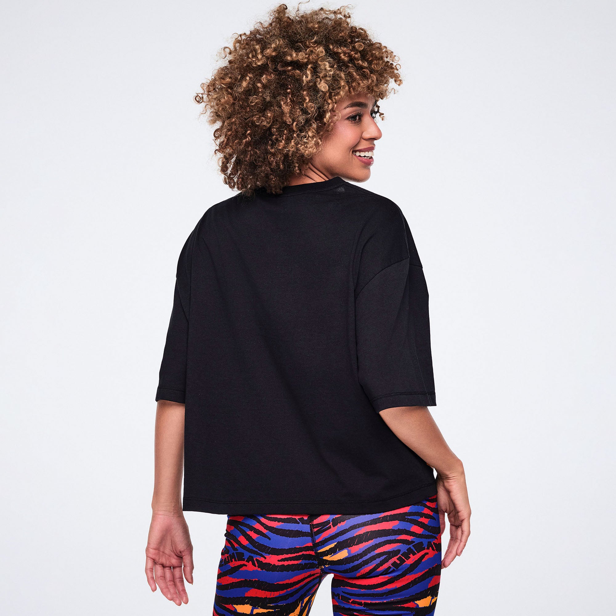 Wildbeat Oversized Boxy Crop Top גופיית זומבה