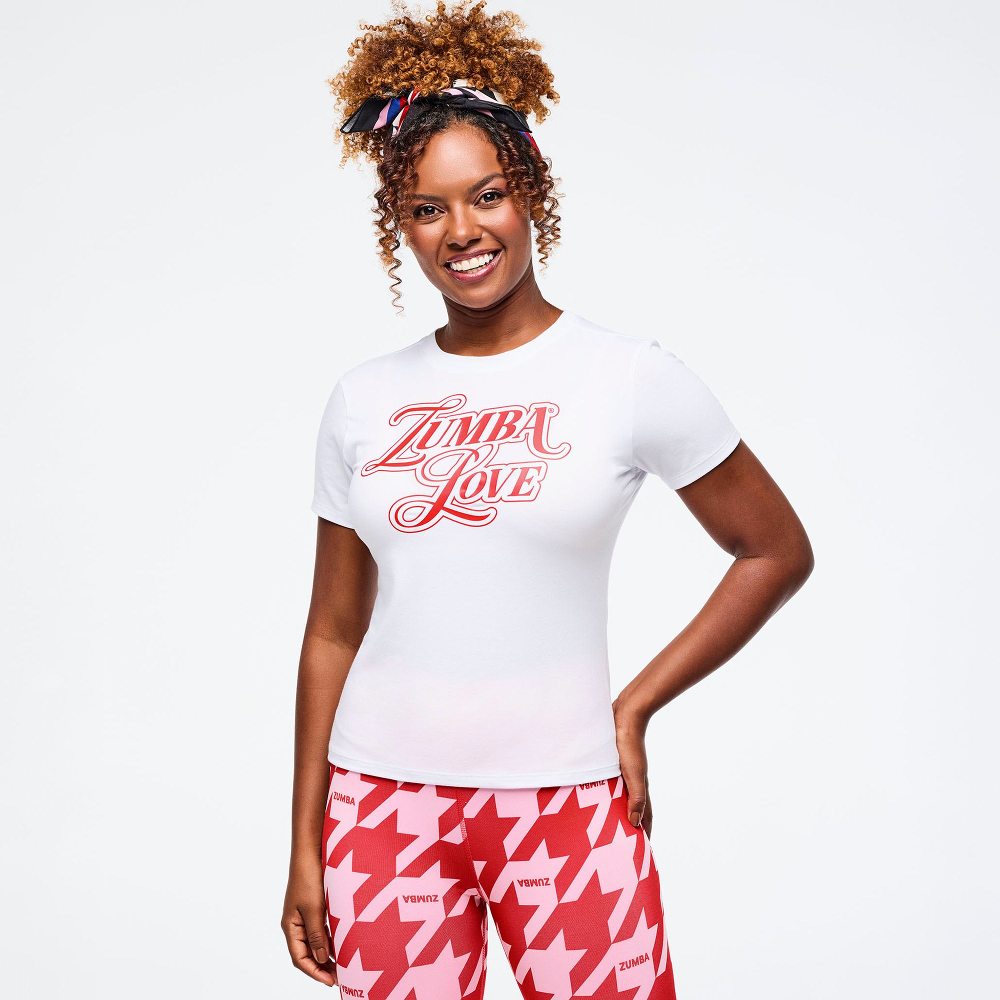 חולצת זומבה Zumba Amour Fitted Top