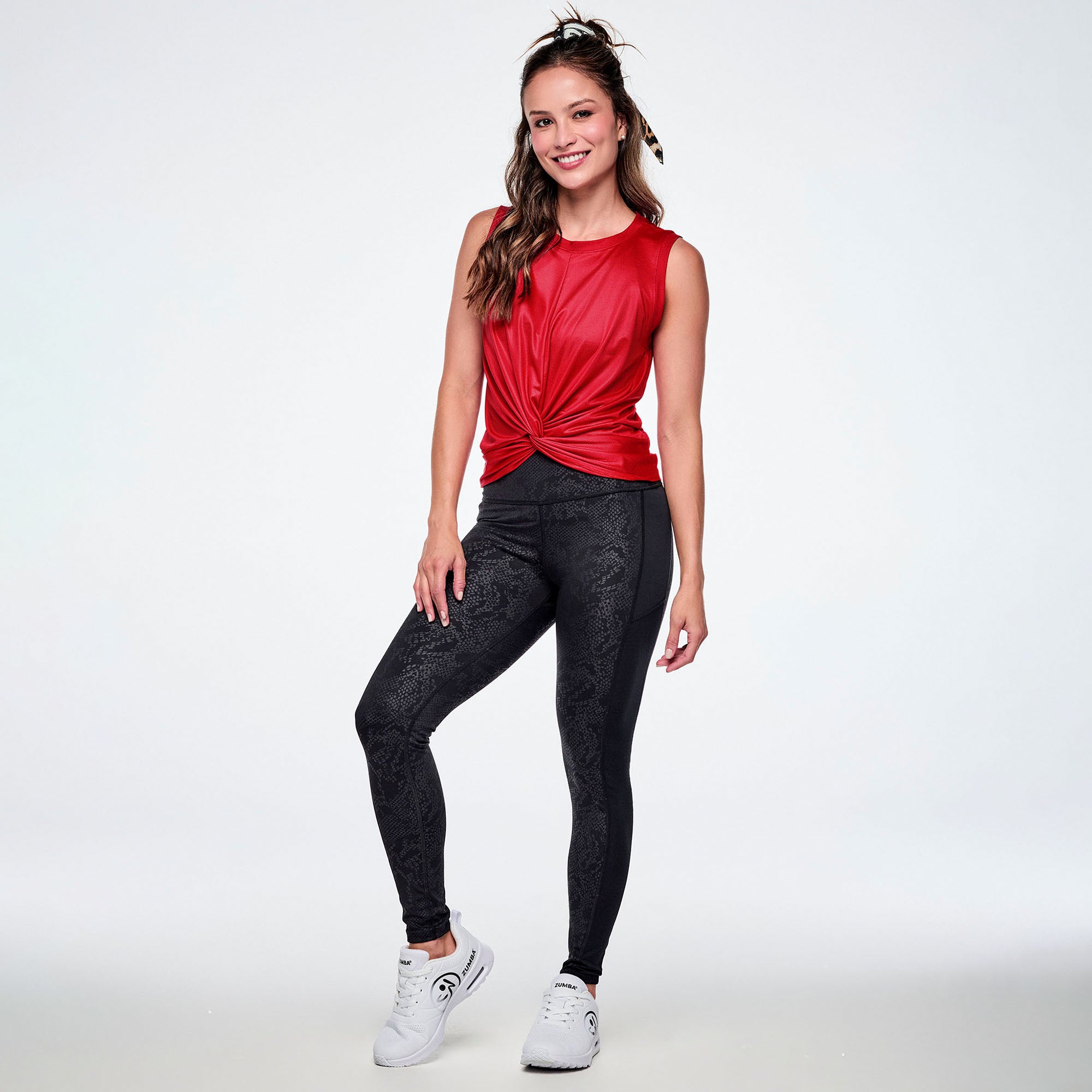 Rock ‘n’ Roll Front Twist Mesh Tank
