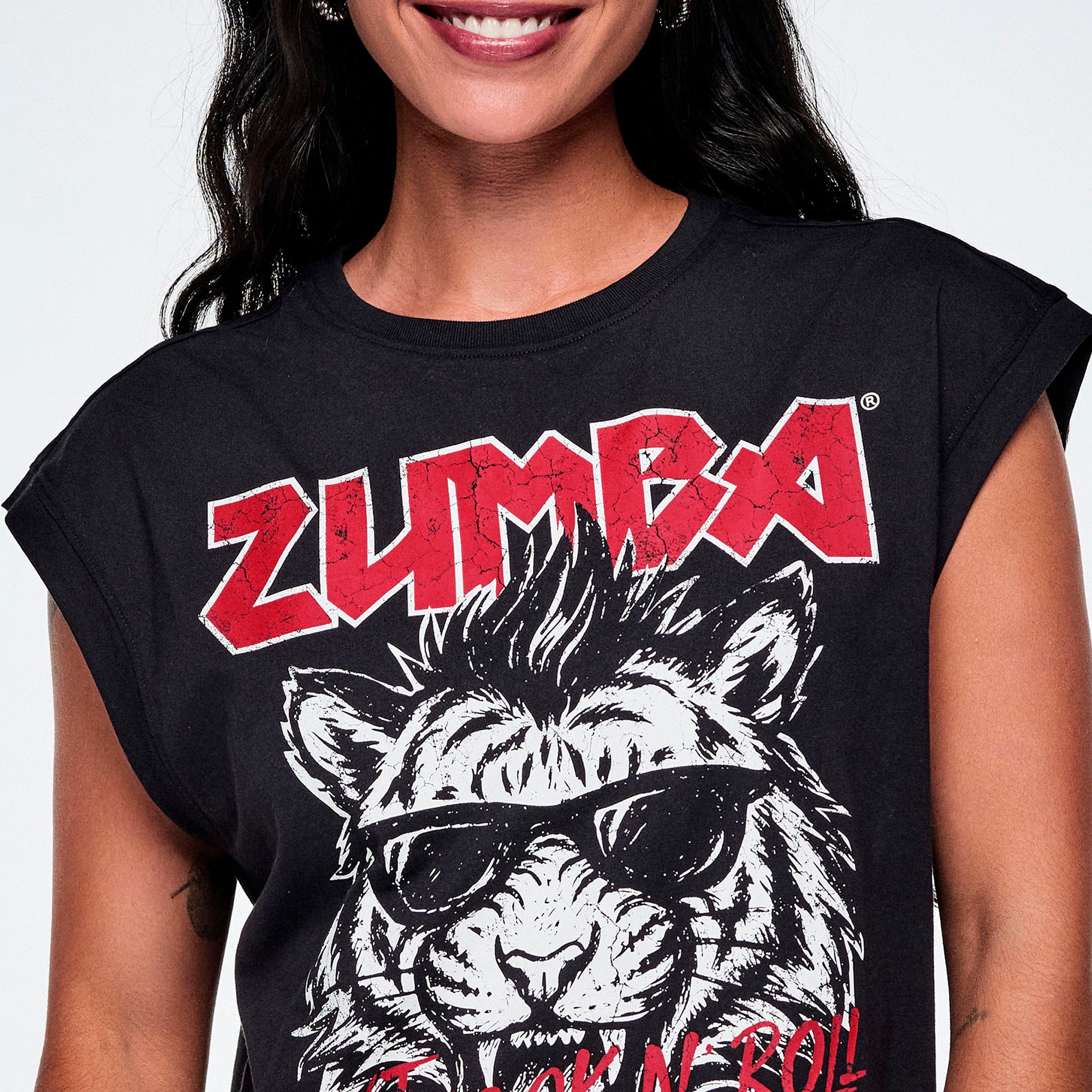 Rock ‘n’ Roll Extended Shoulder Loose Tank