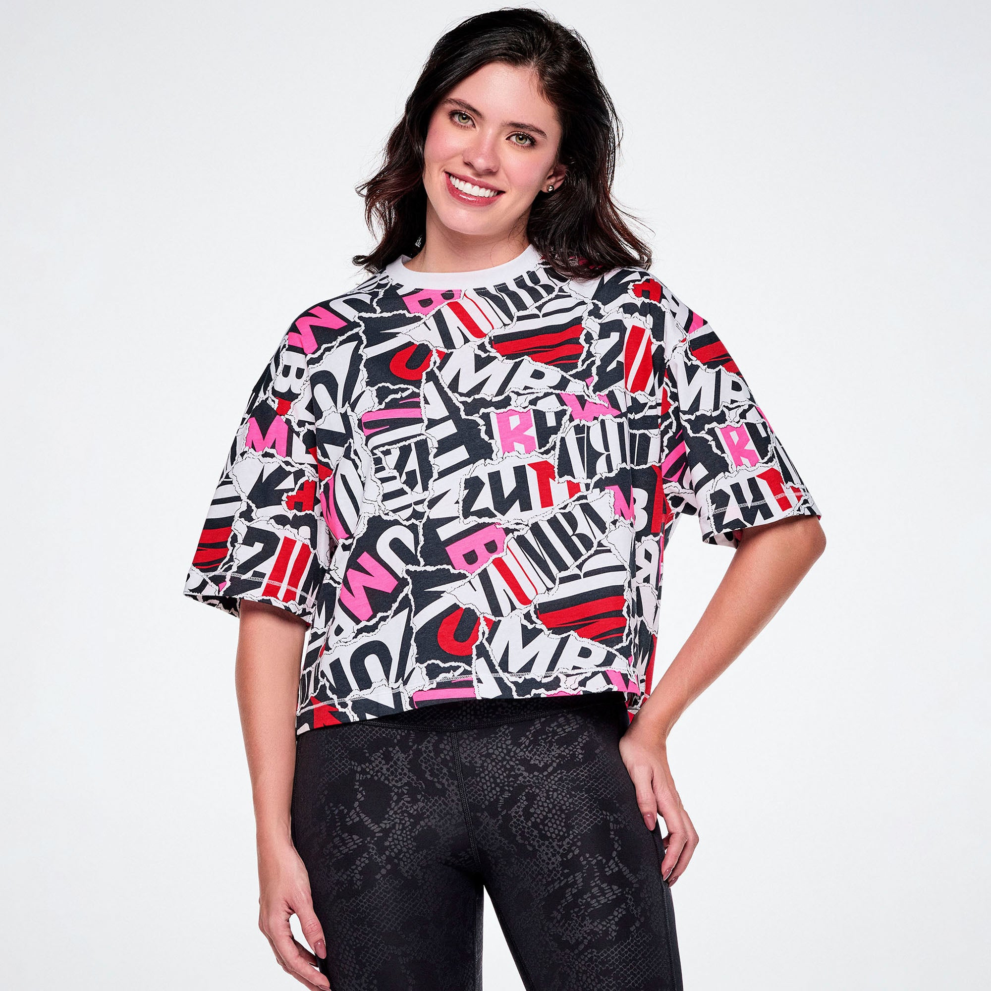 Rock ‘n’ Roll Oversized Boxy Crop Top