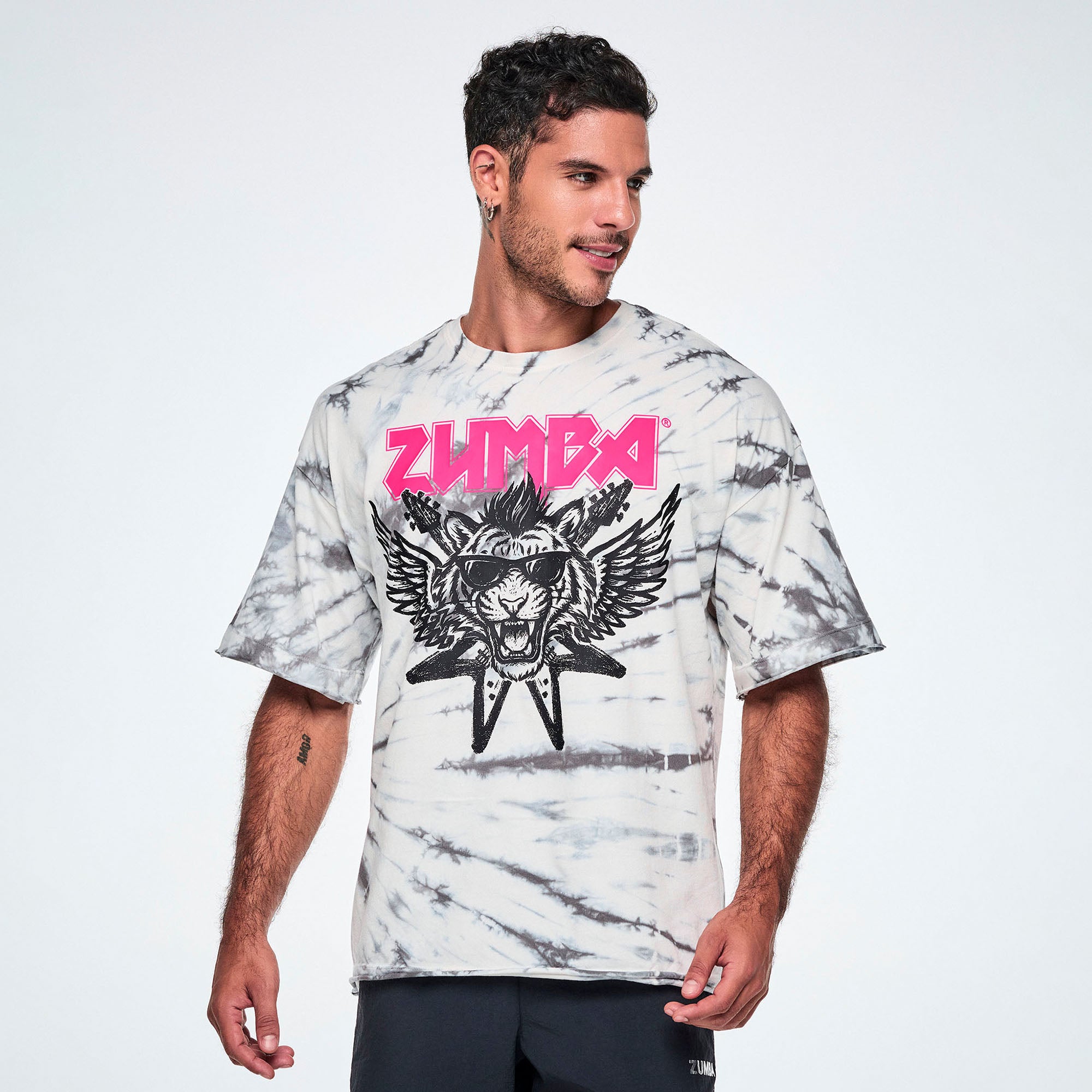 Rock ‘n’ Roll Oversized Drop Shoulder Tee