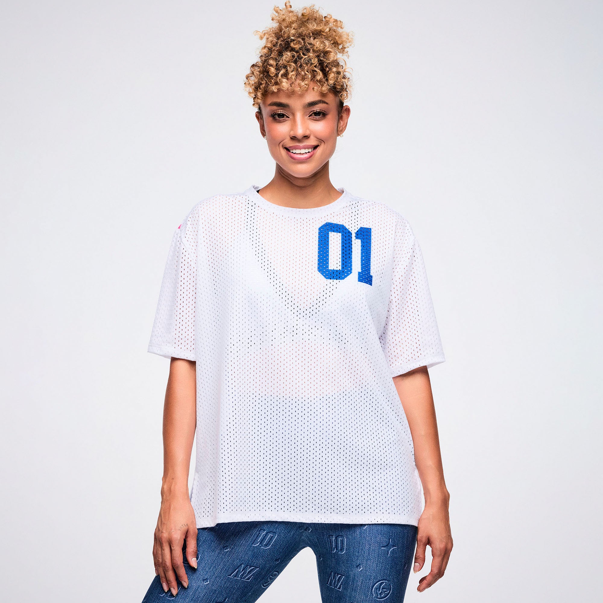 Dale-Z Mesh Boxy Top