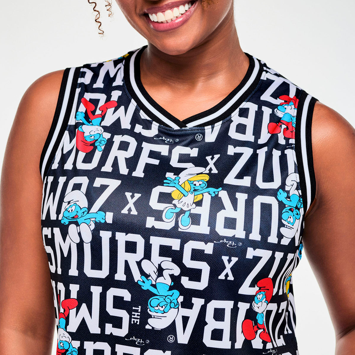Zumba X The Smurfs Crop Loose Tank