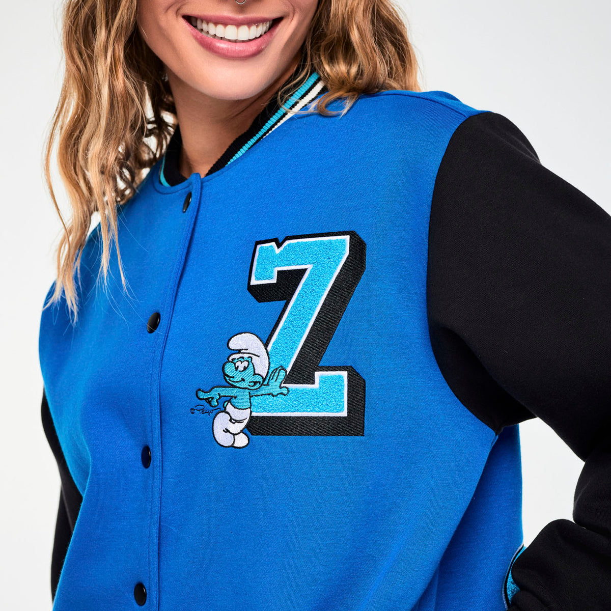 Zumba X The Smurfs Varsity Jacket