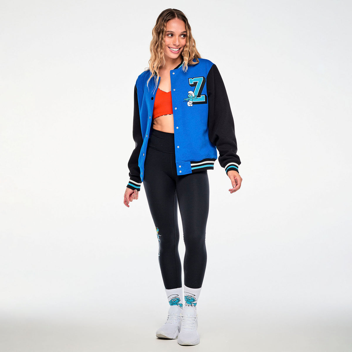 Zumba X The Smurfs Varsity Jacket