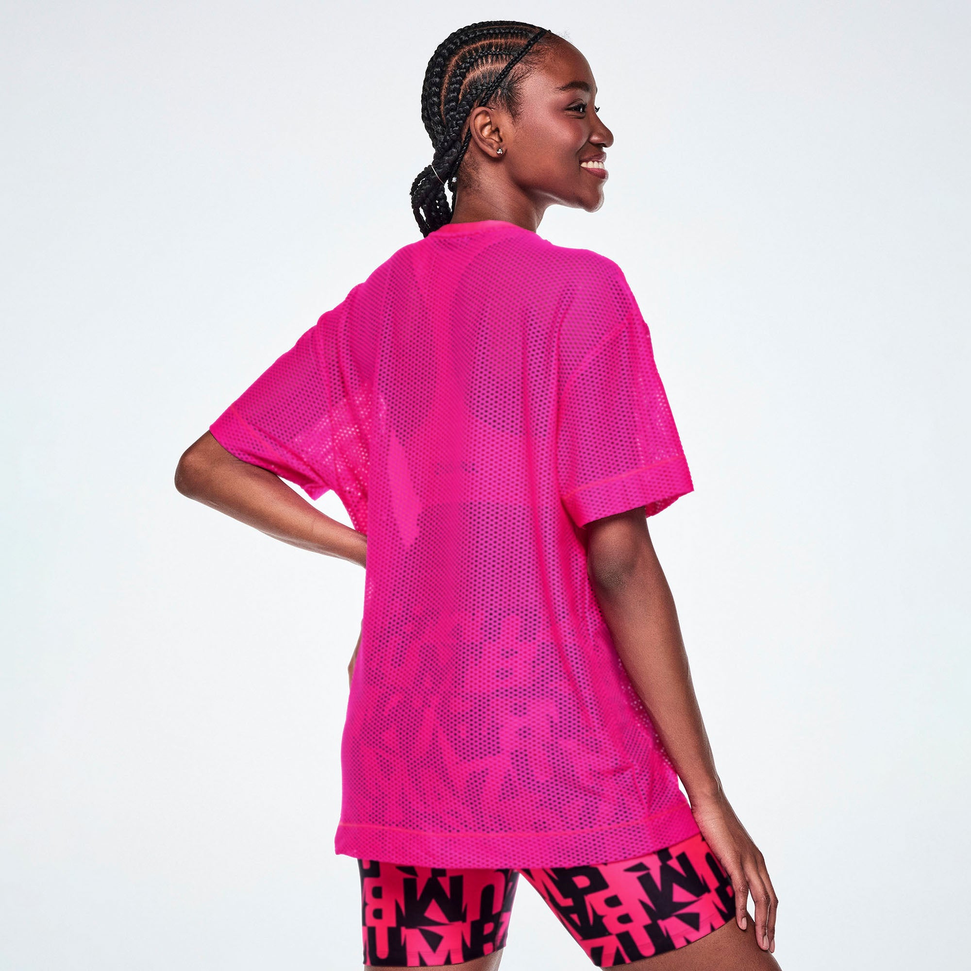 Ultrabright Mesh Boxy Top