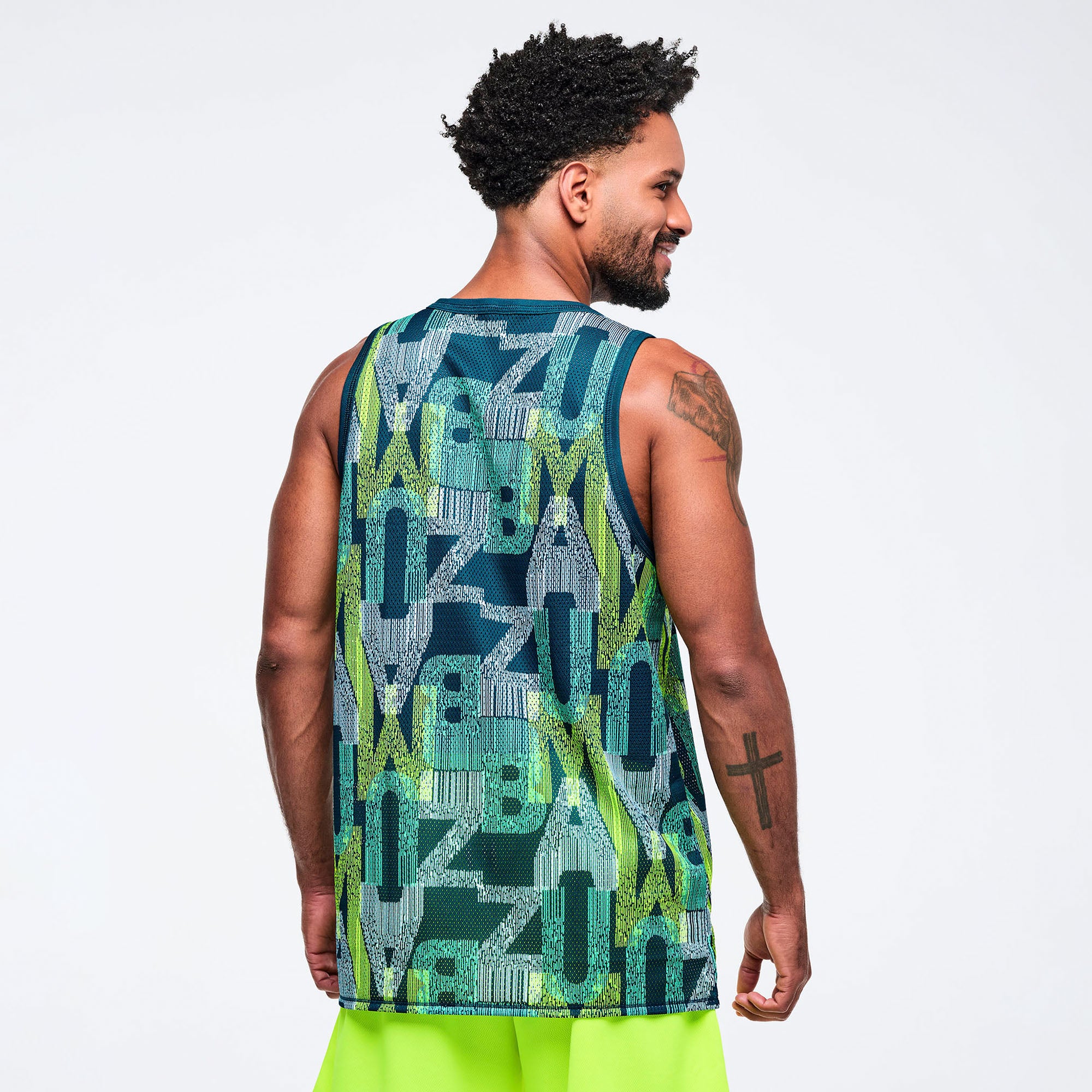 Latin Movement Men's Basketball Tank גופיית זומבה