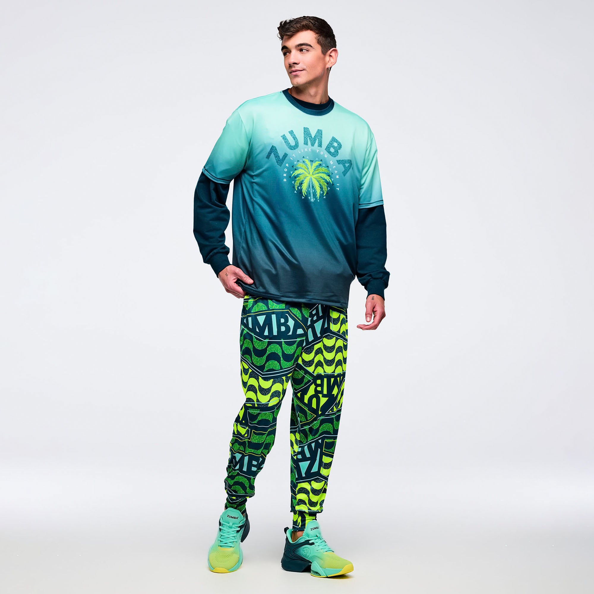 Latin Movement Men's Mesh Top גופיית זומבה