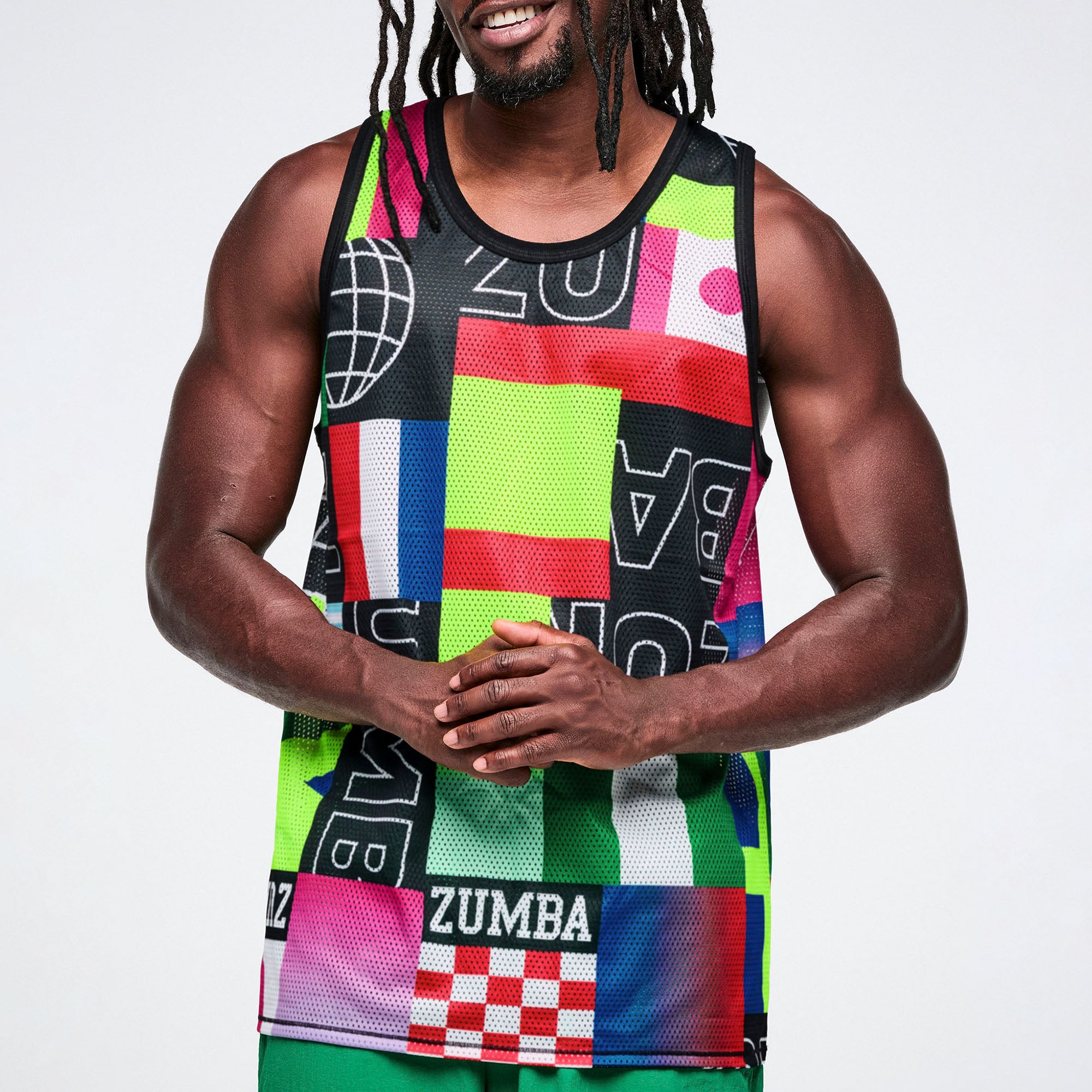 Worldwide Men's Basketball Tank גופיית זומבה