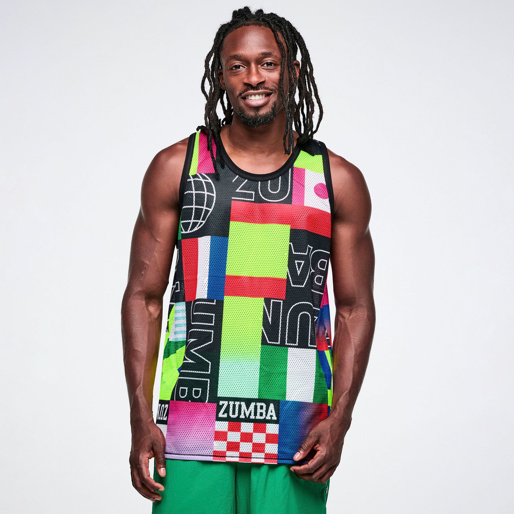 Worldwide Men's Basketball Tank גופיית זומבה