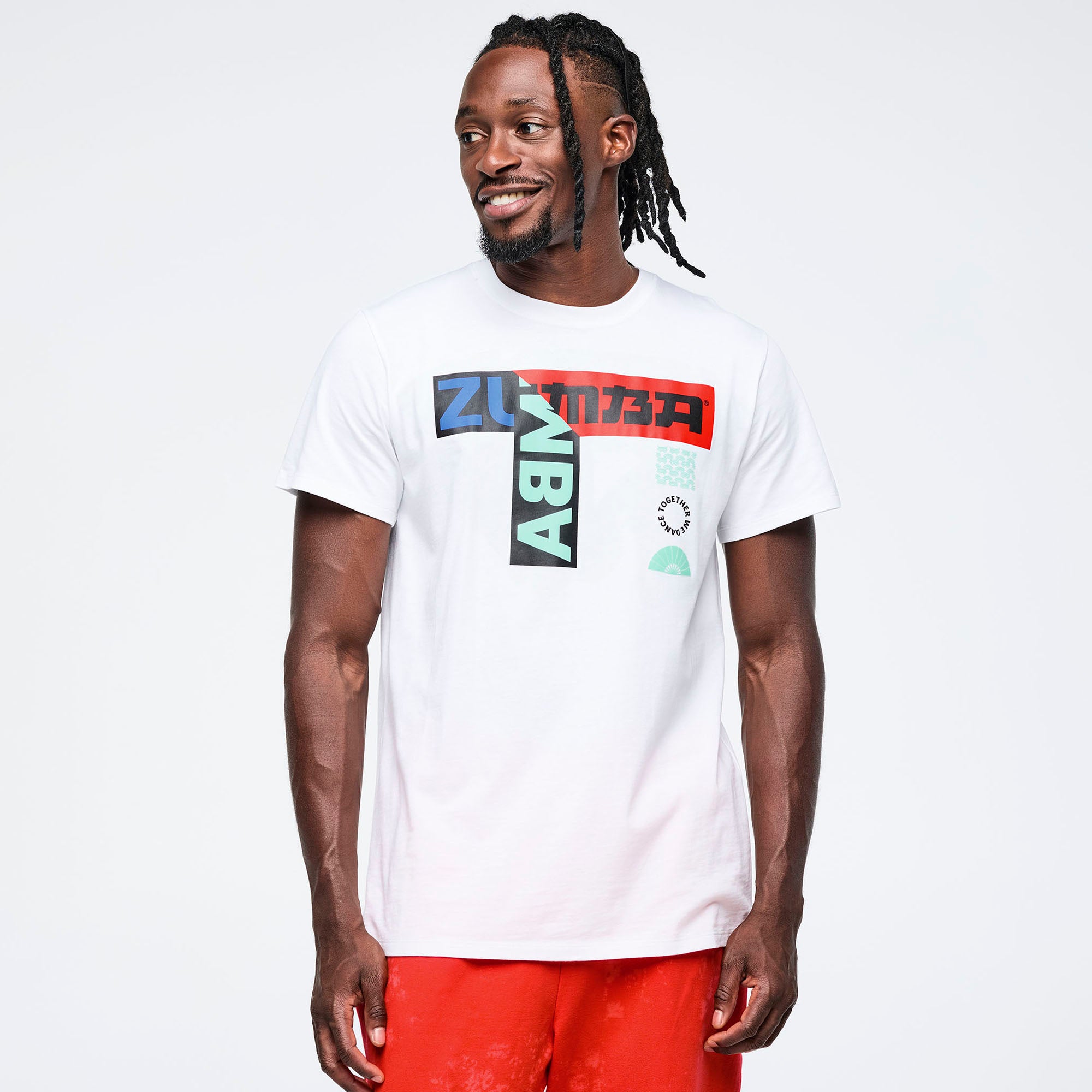 Eastern Flavor Crew Neck Tee - White/Blue
