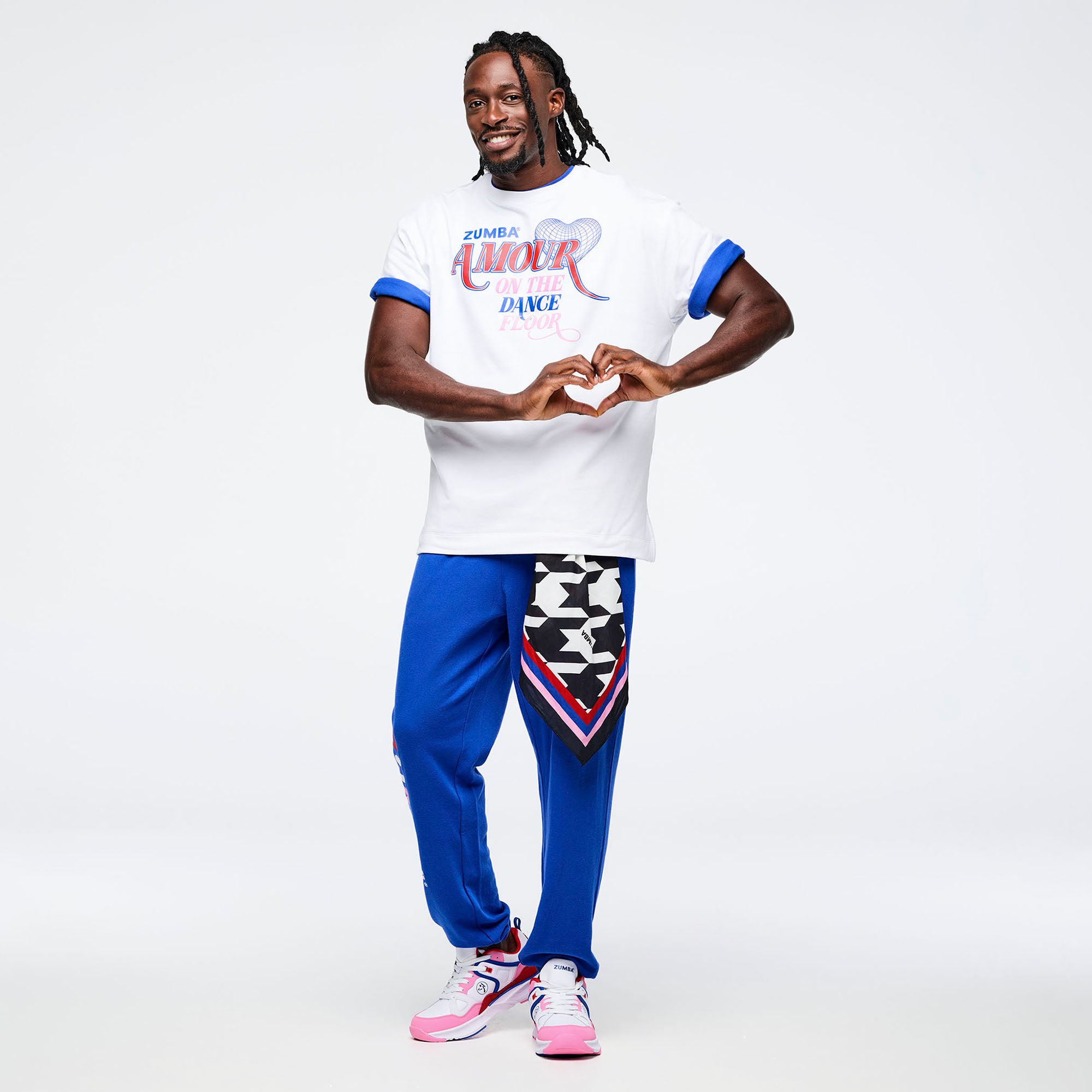 חולצת זומבה Zumba Amour Oversized Crew Neck Top