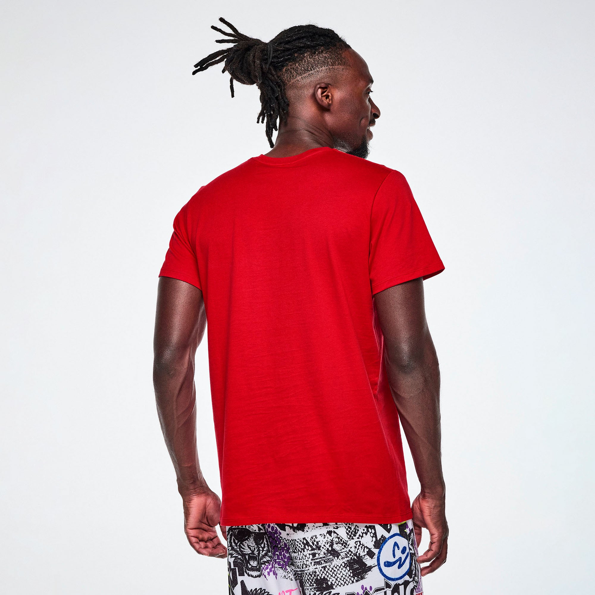 Rock ‘n’ Roll Unisex Crew Neck Tee - Red