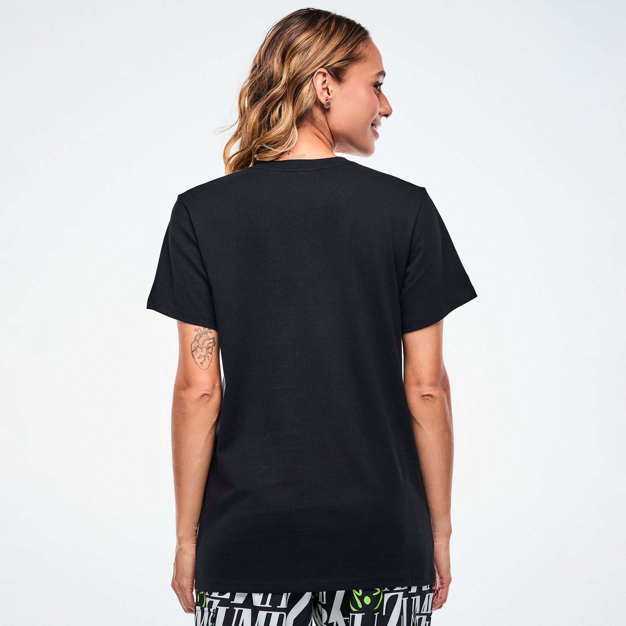 Dale-Z Unisex Crew Neck Tee - Black