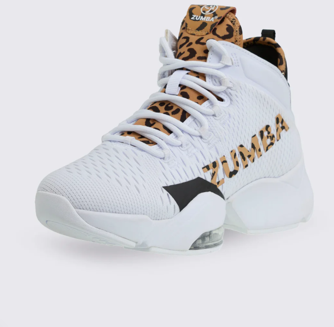 Zumba Air Stomp Funk 2.0 - White/Black נעלי זומבה בהזמנה אישית