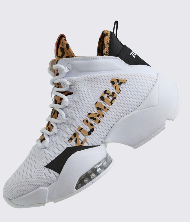 Zumba Air Stomp Funk 2.0 - White/Black נעלי זומבה בהזמנה אישית