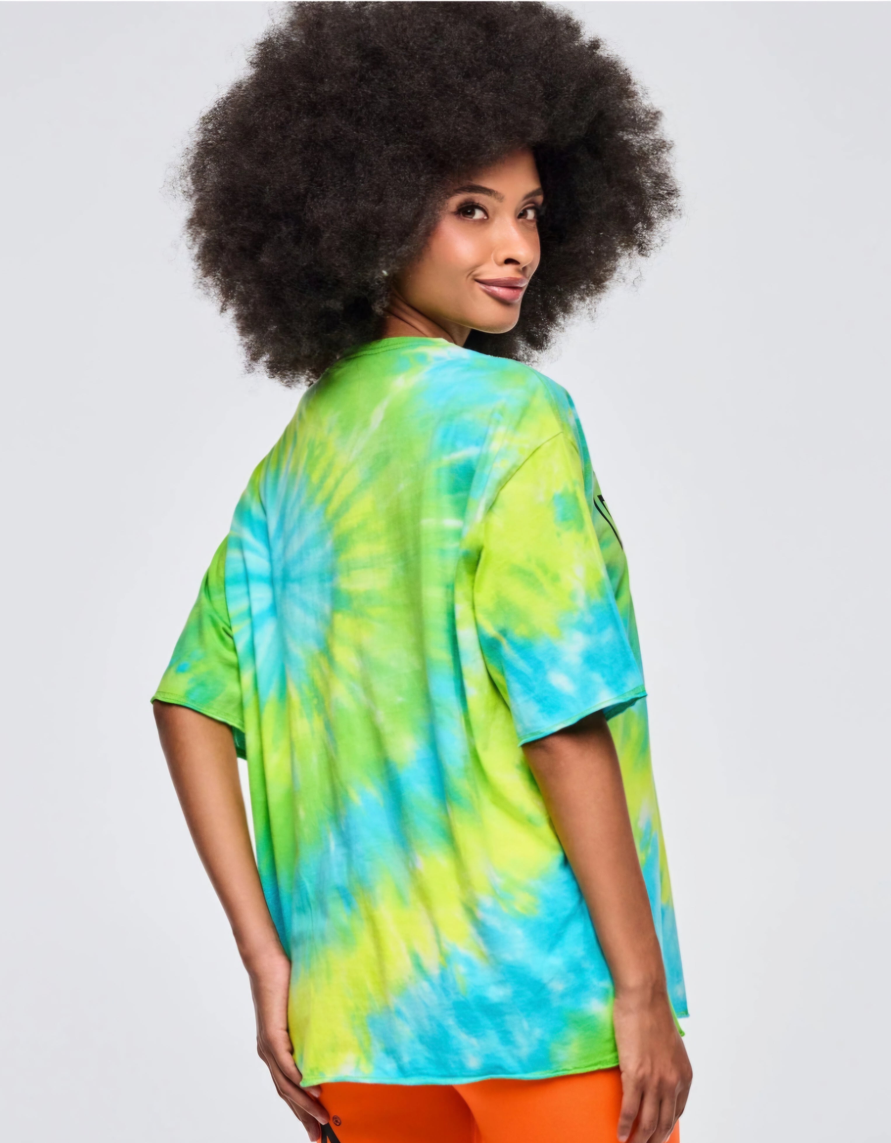 Neon boxy Top חולצת זומבה