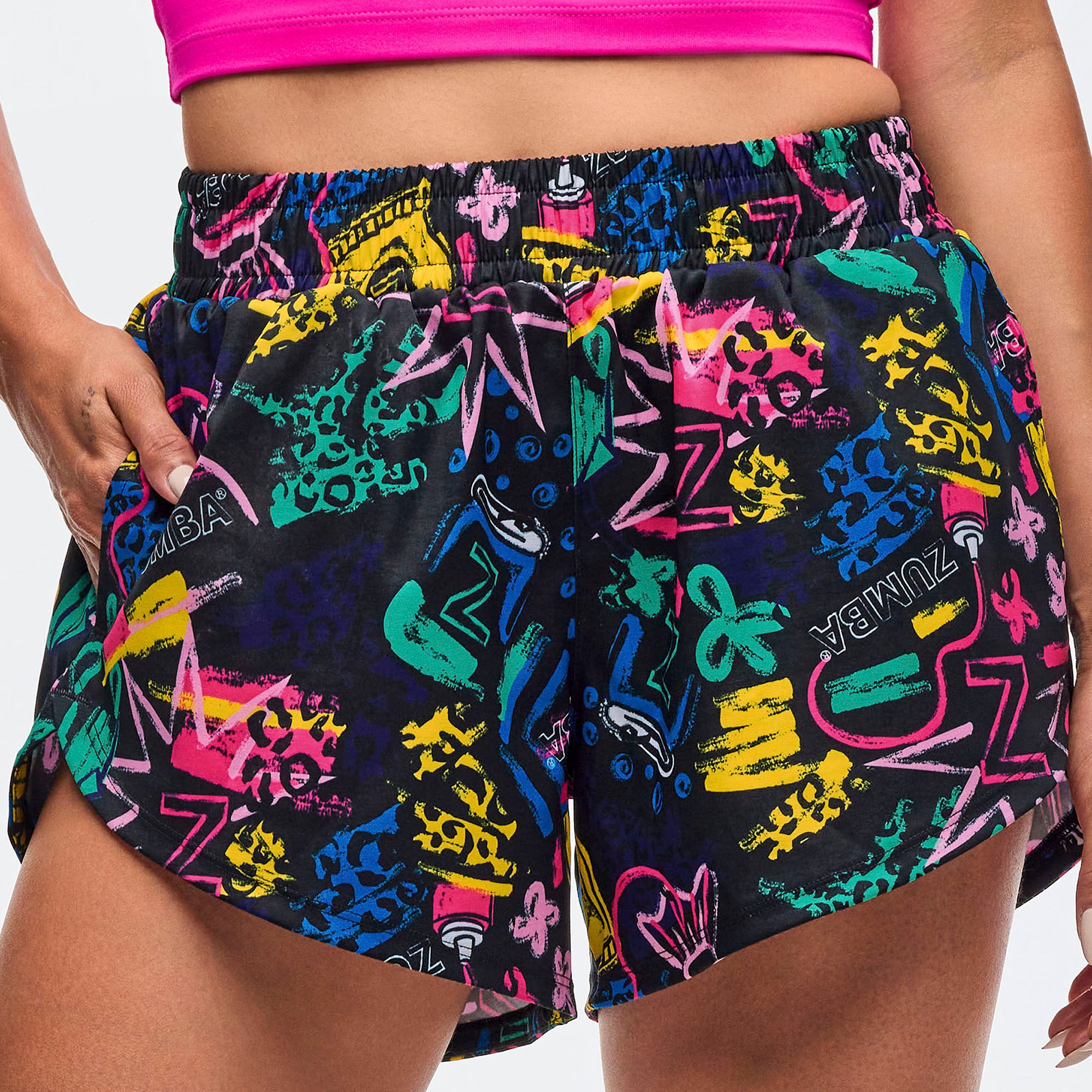 Sizzlin' Curved Running Short מכנס קצר זומבה