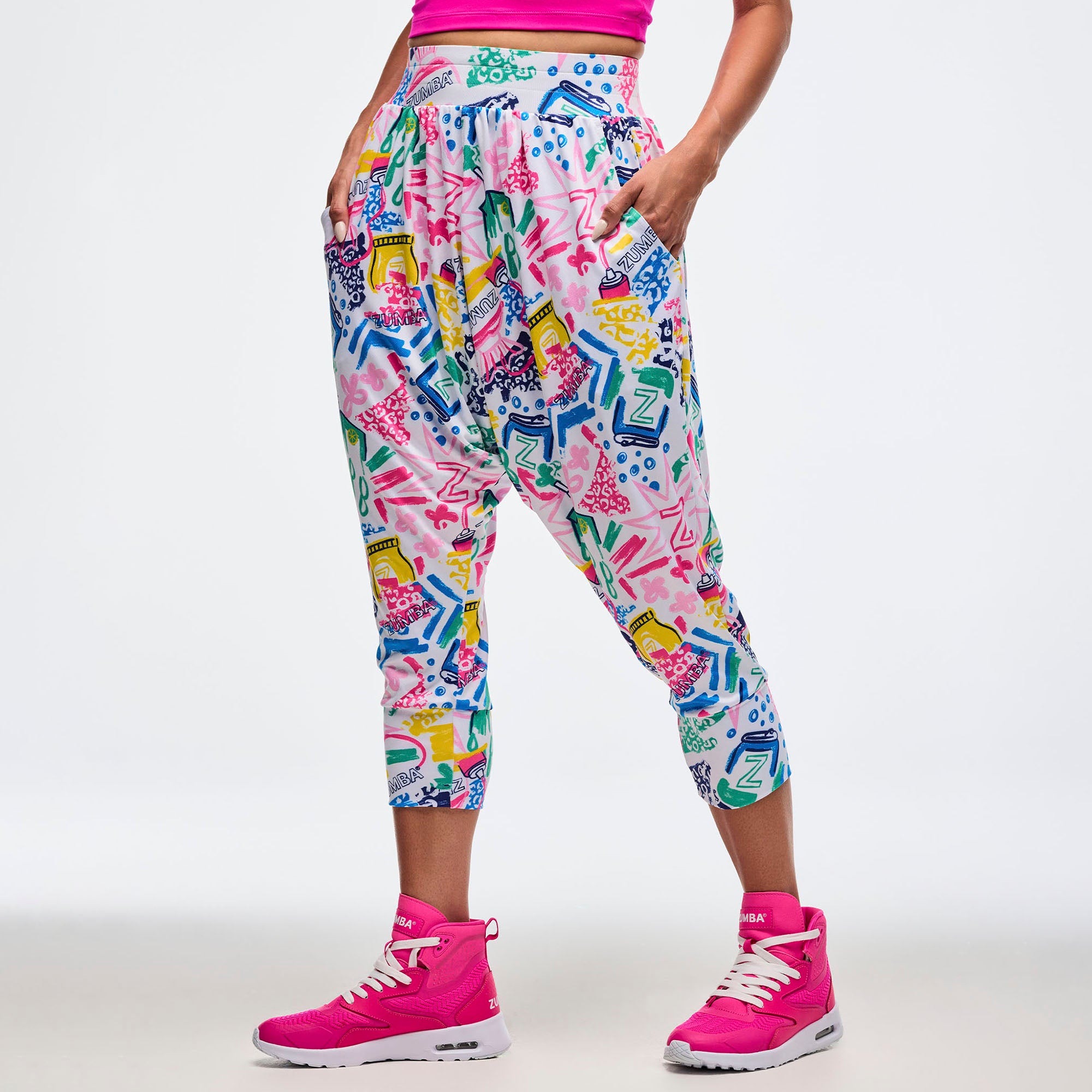 Sizzlin' Harem Crop Pants מכנס שקי זומבה