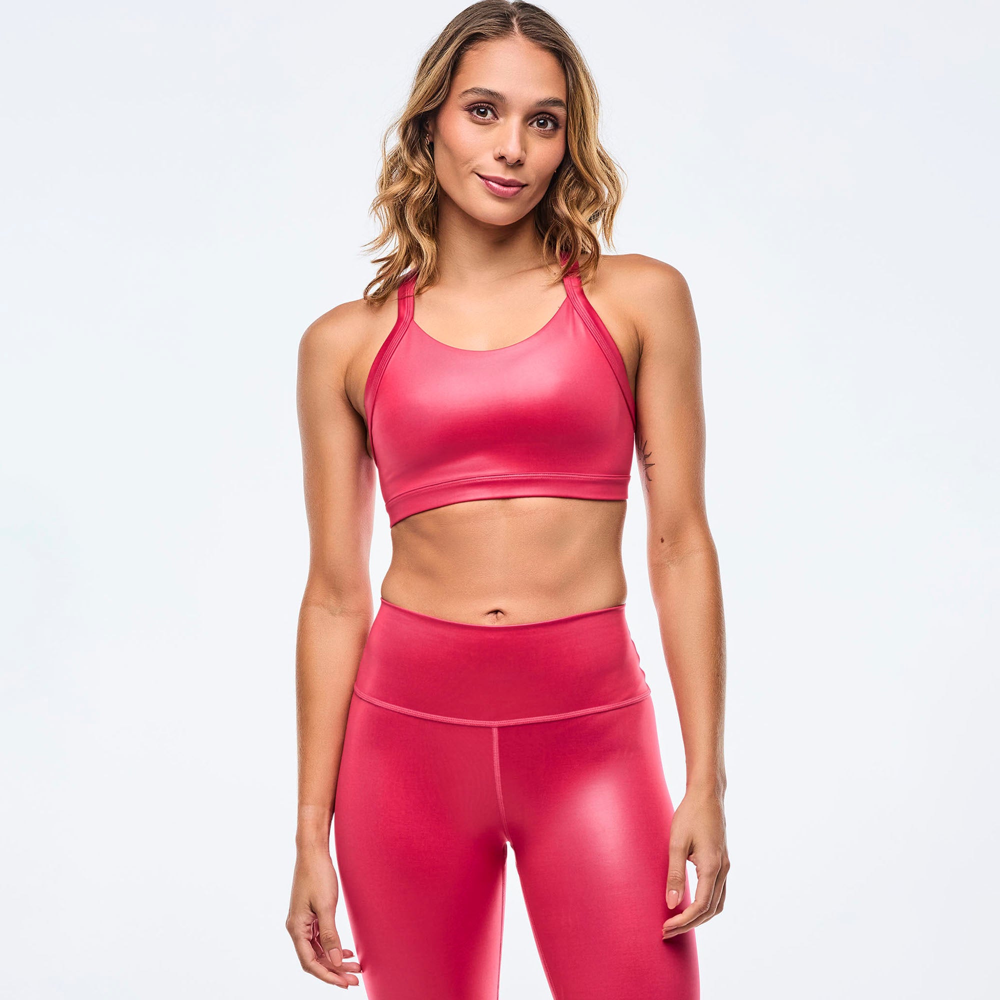 Apres Zumba Open Back Scoop Bra טופ זומבה