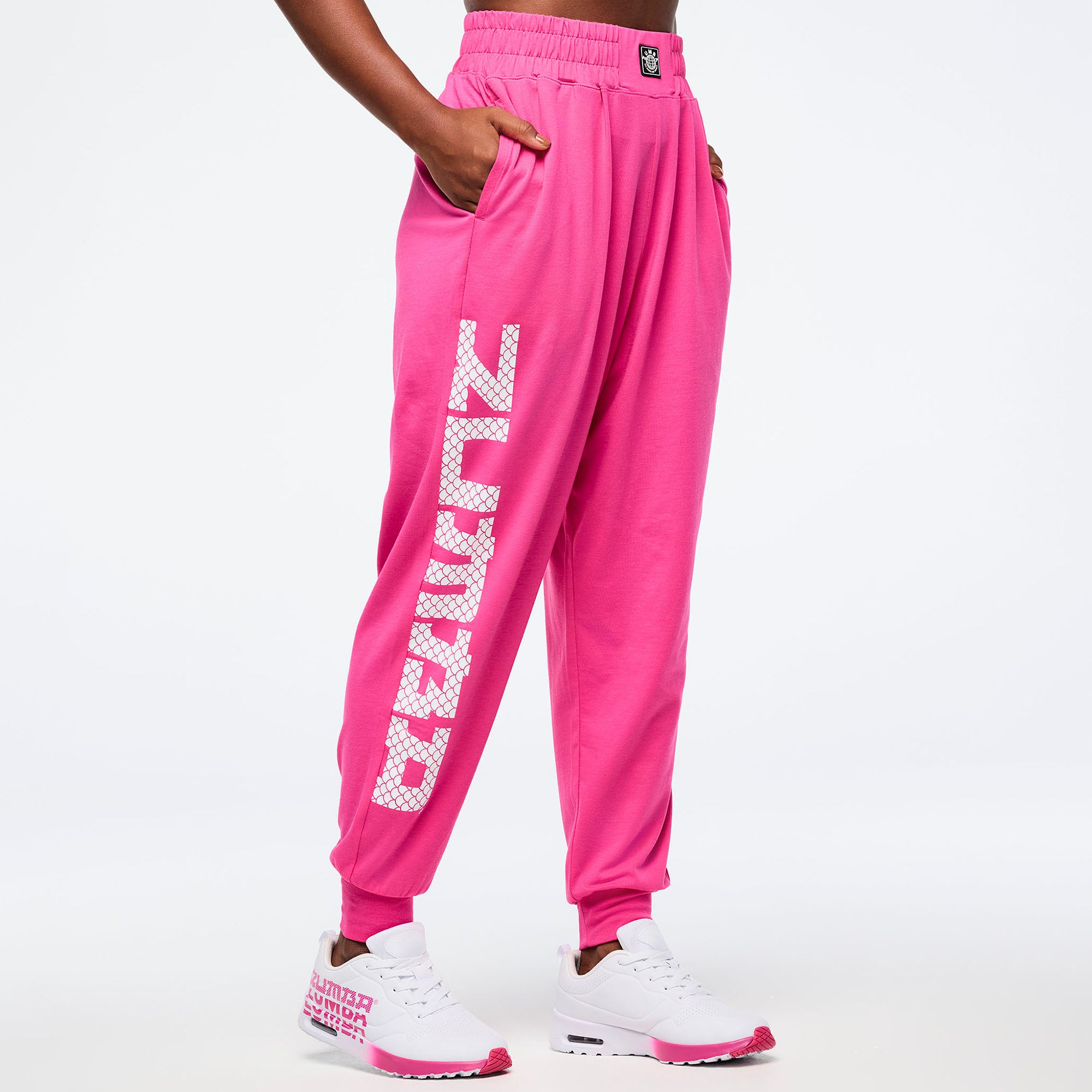 Eastern Flavor Knit Drop Crotch Joggers מכנס זומבה