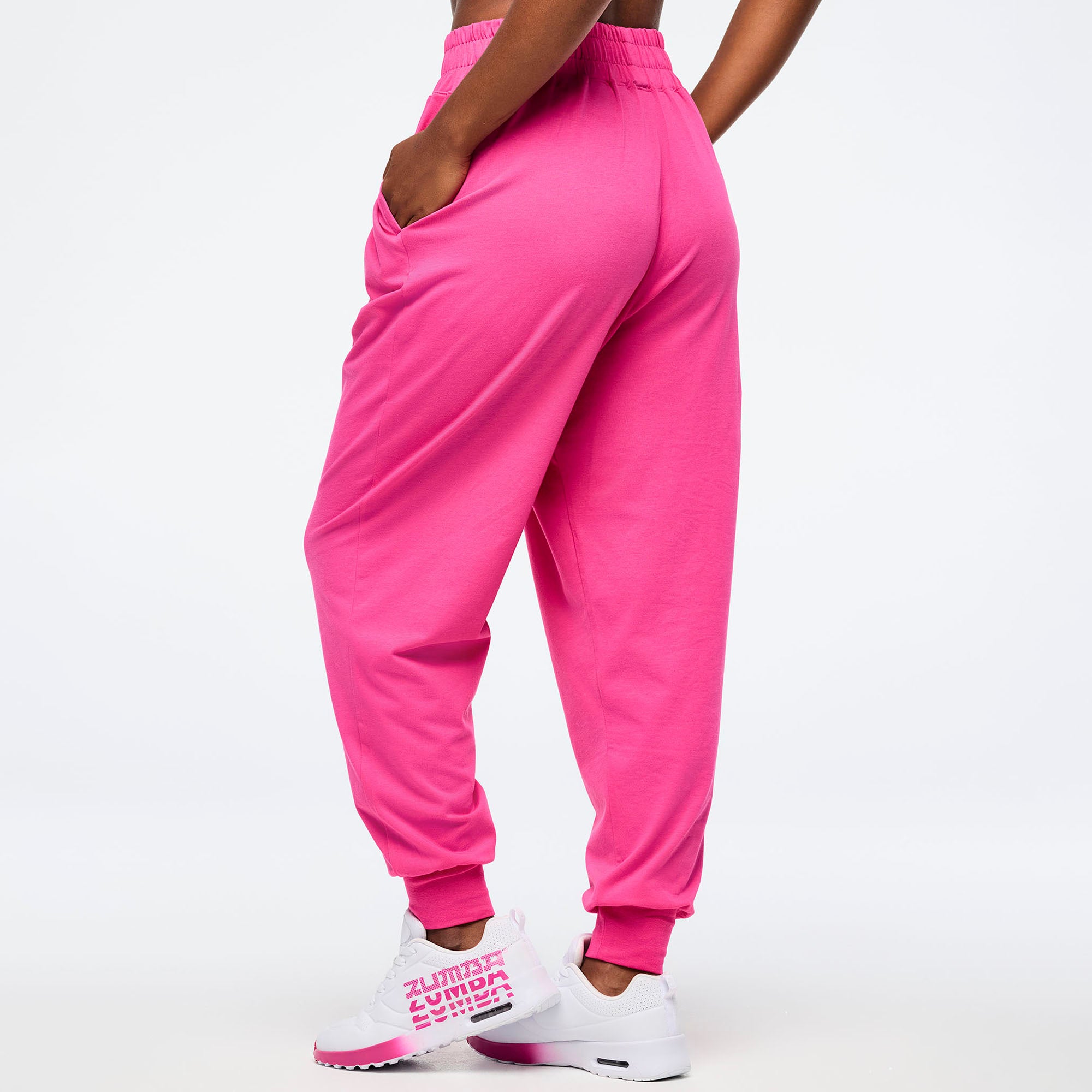 Eastern Flavor Knit Drop Crotch Joggers מכנס זומבה