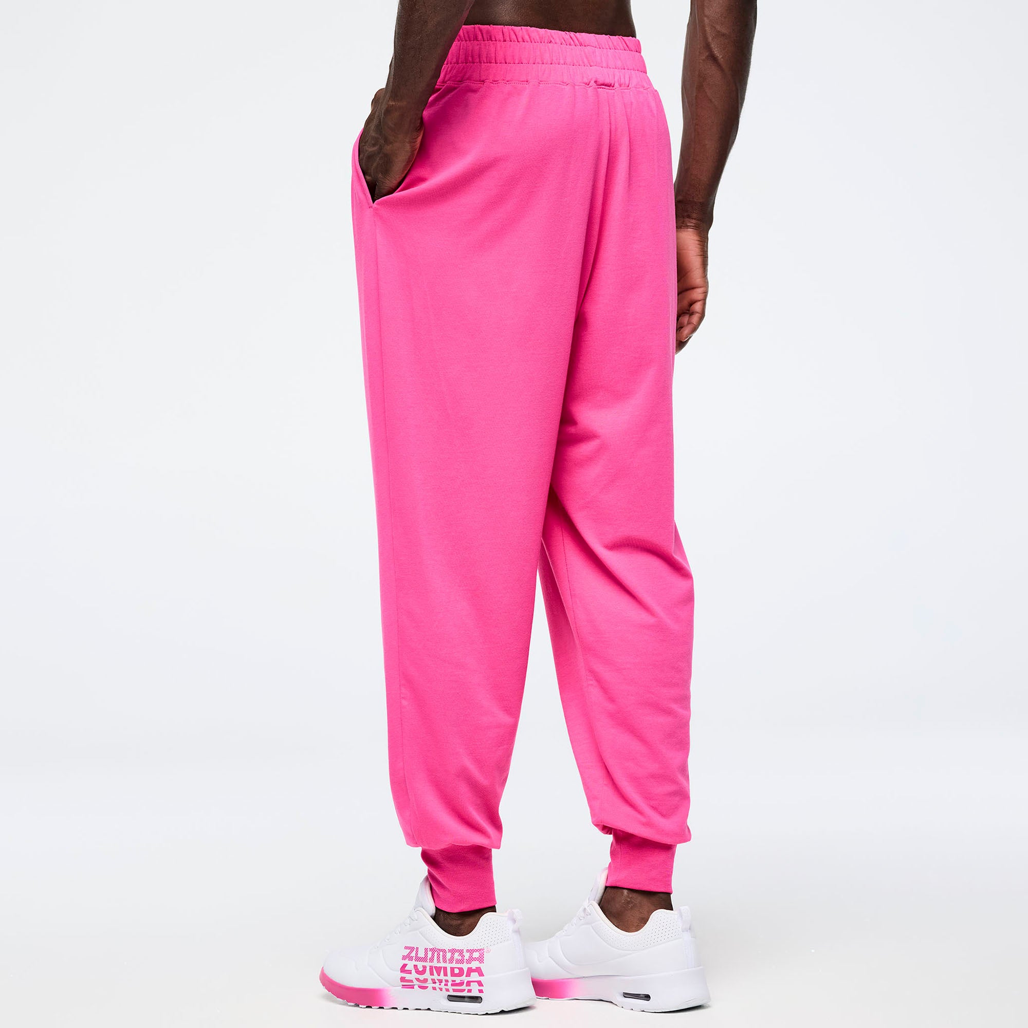 Eastern Flavor Knit Drop Crotch Joggers מכנס זומבה