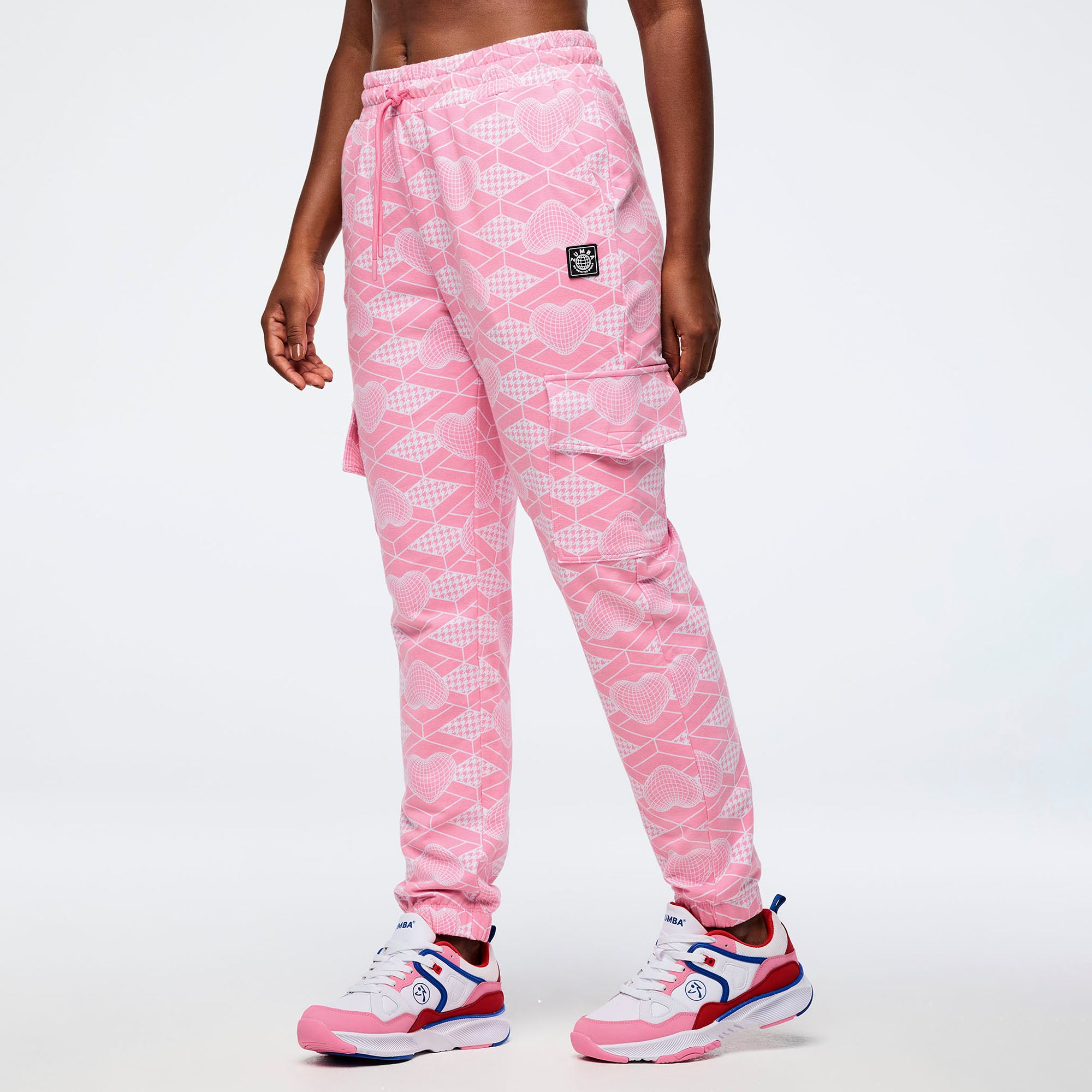 מכנס זומבה Zumba Amour High Waisted Knit Cargo Pants